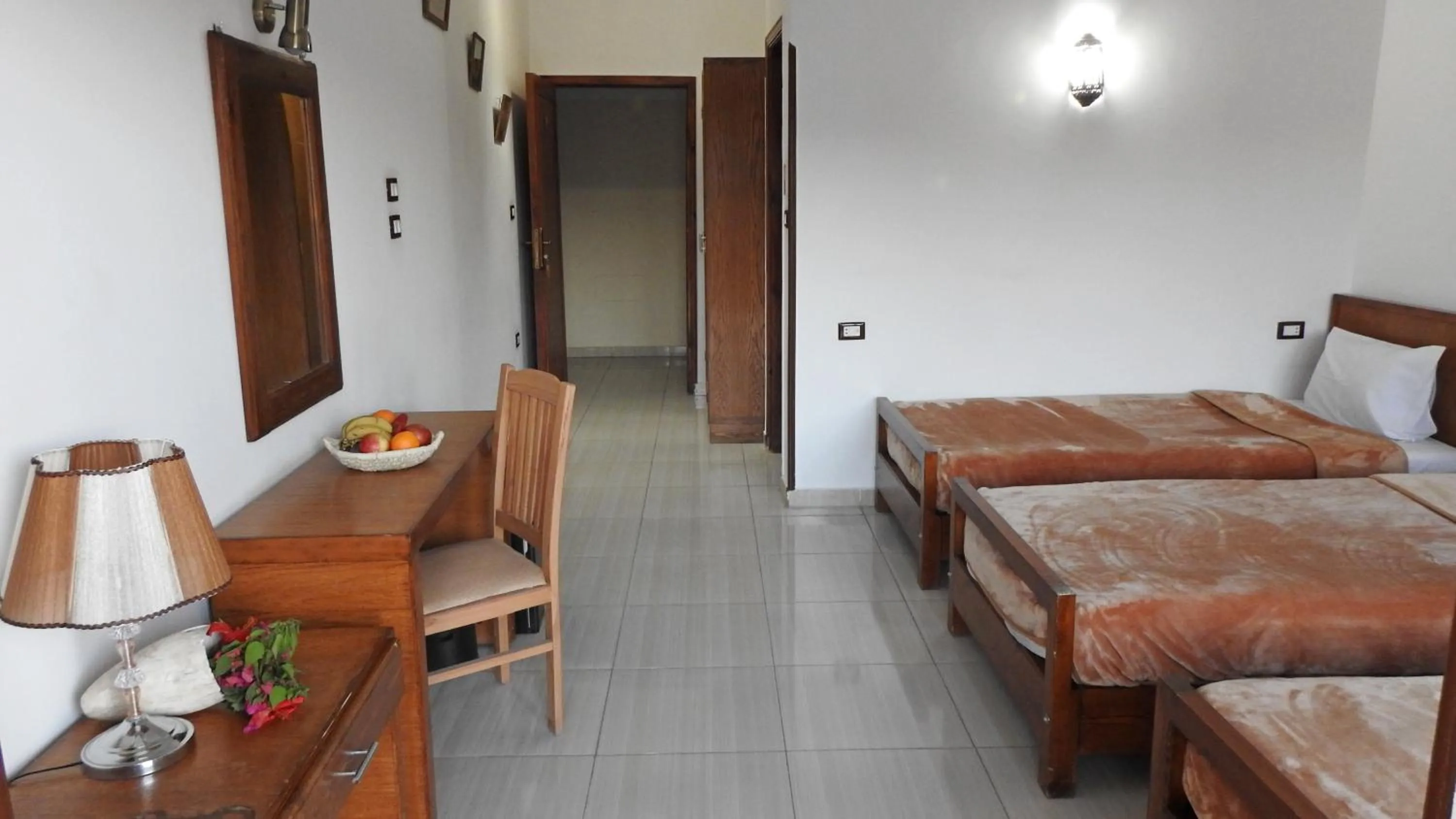 Bedroom, Bed in Thebes Hotel