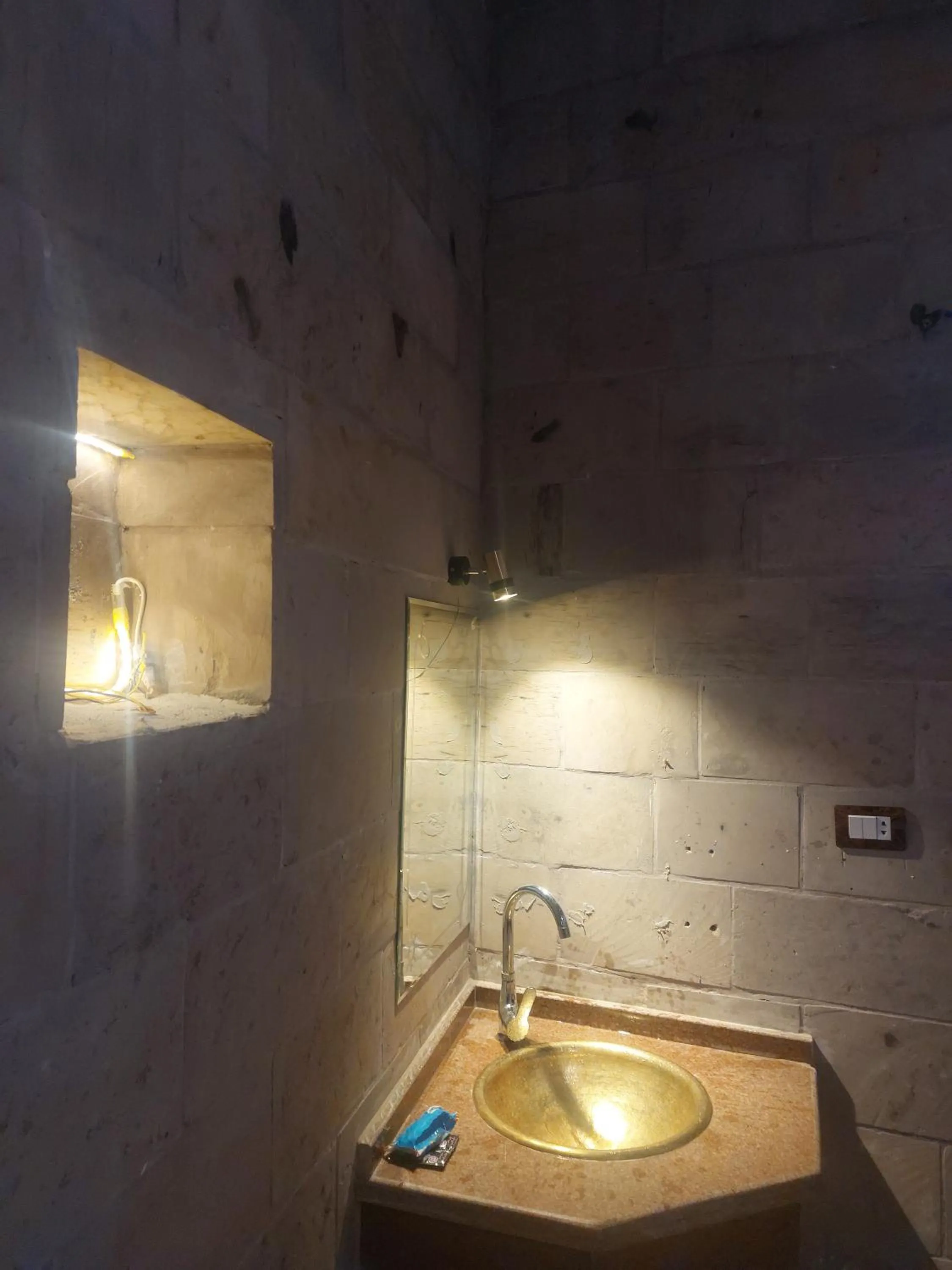 Bathroom in Thebes Hotel