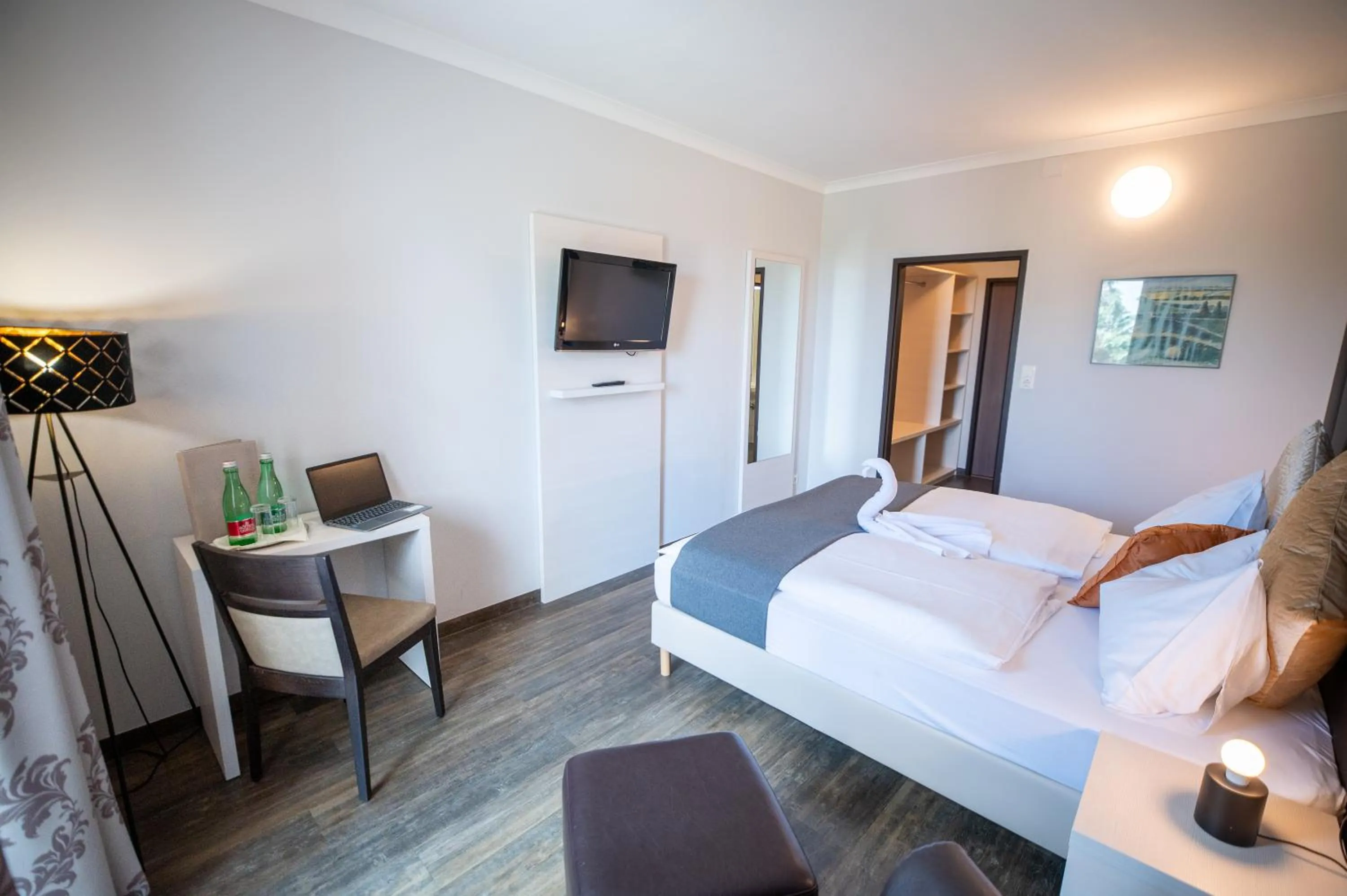 Bed in Hotel Marc Aurel