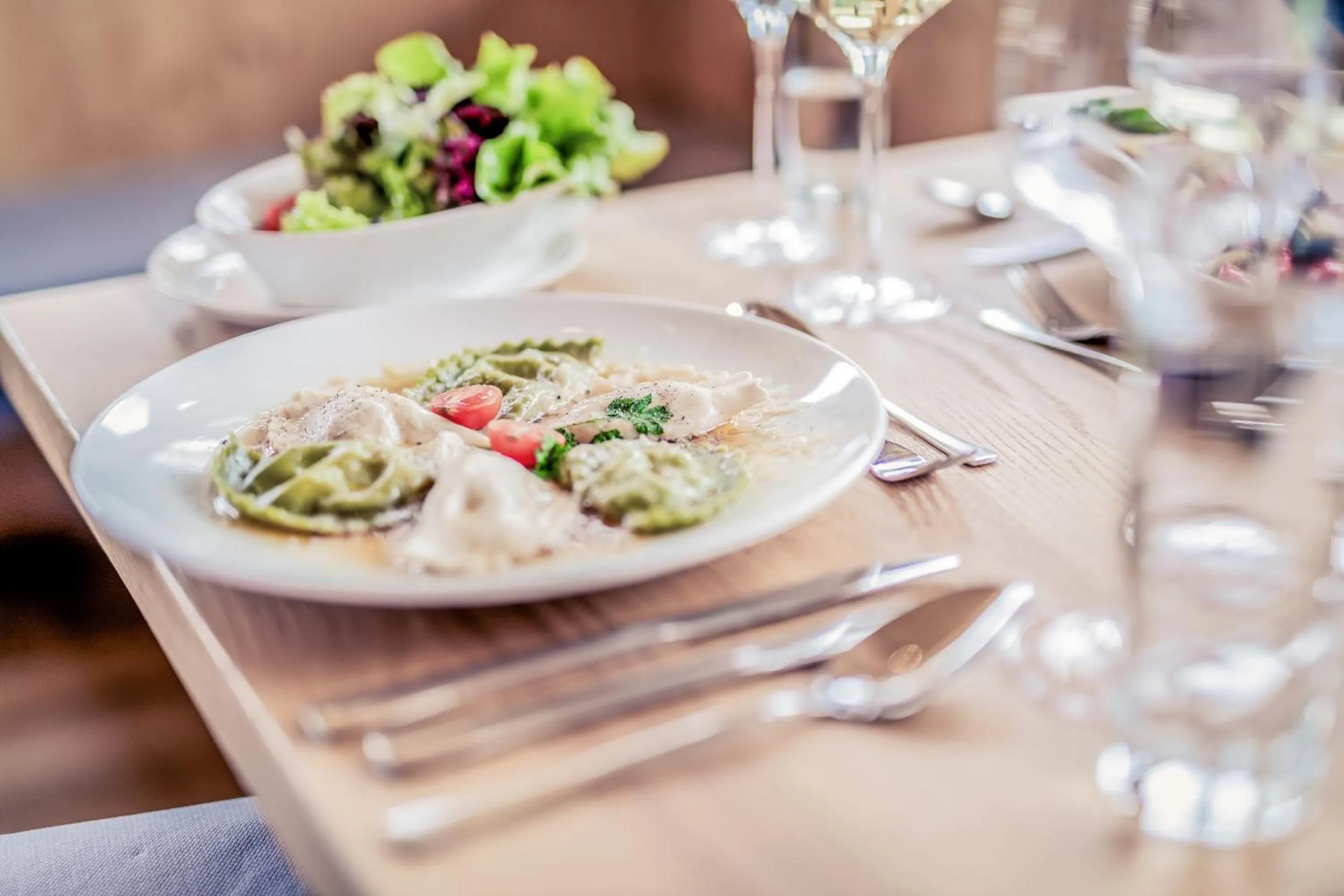 Restaurant/places to eat in Boutique Hotel LechZeit