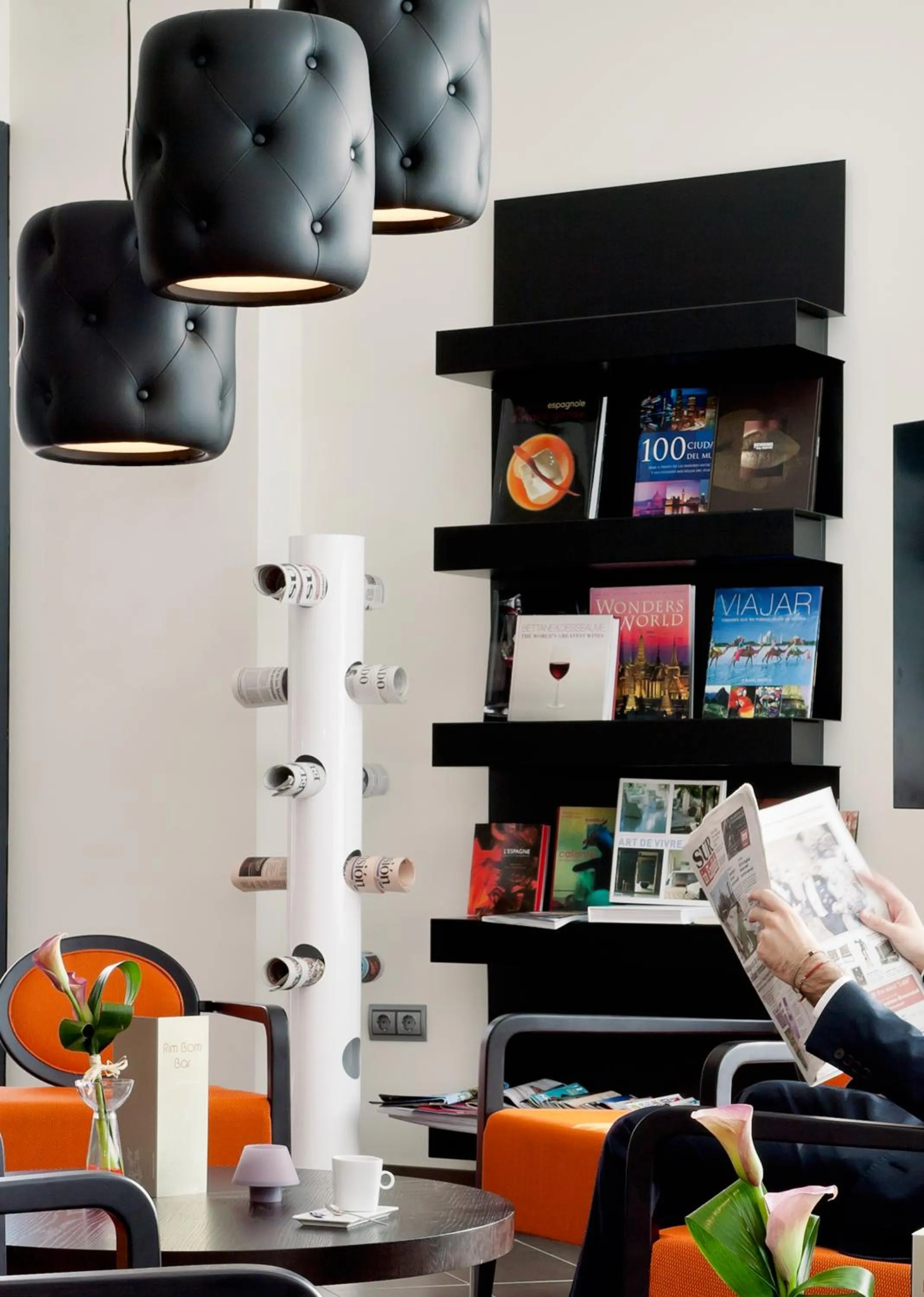 Lobby or reception in Novotel Suites Malaga Centro