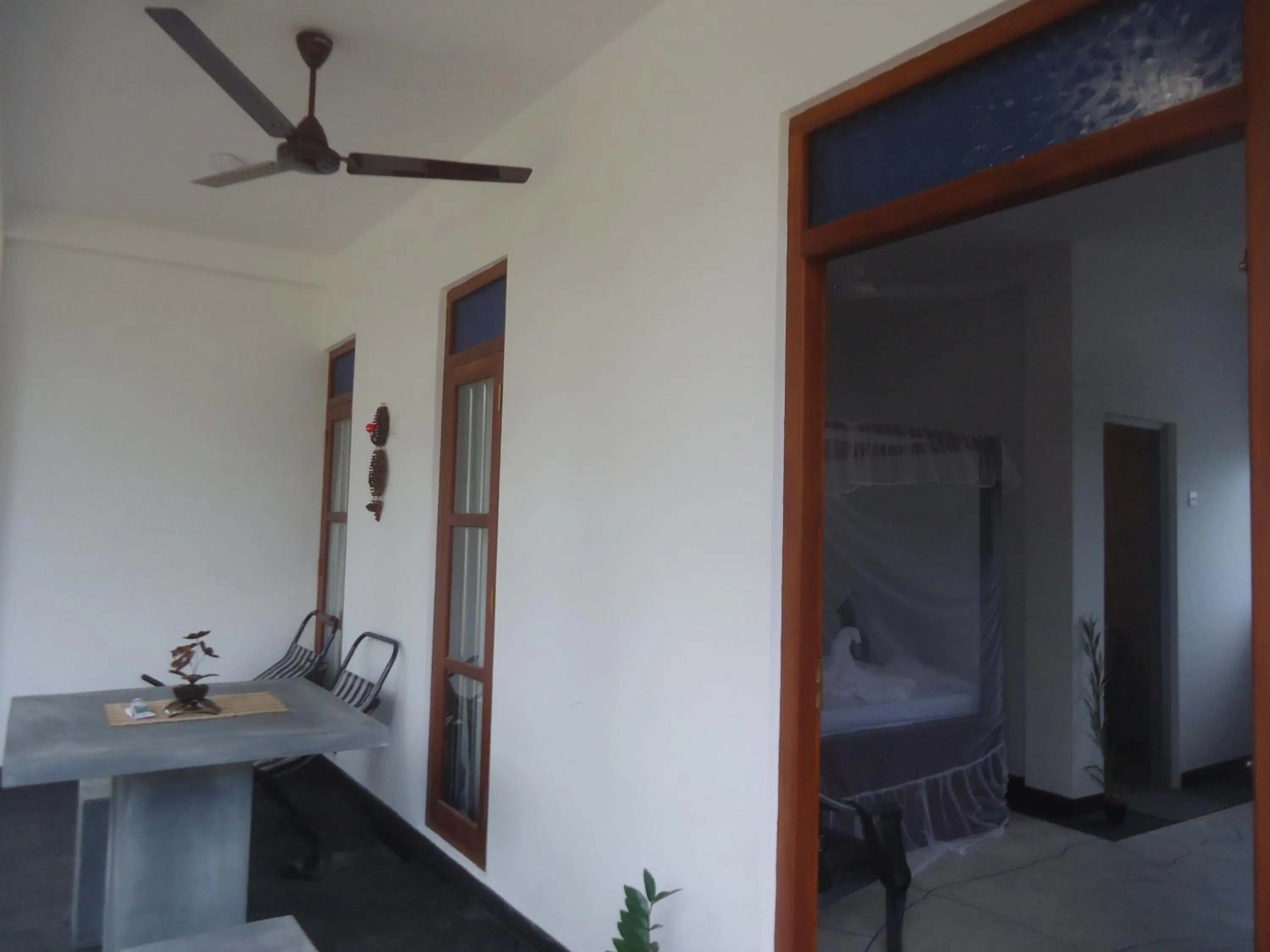 Balcony/Terrace, Bed in Sun & Moon Good View Villa