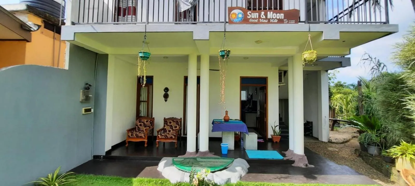 Patio in Sun & Moon Good View Villa