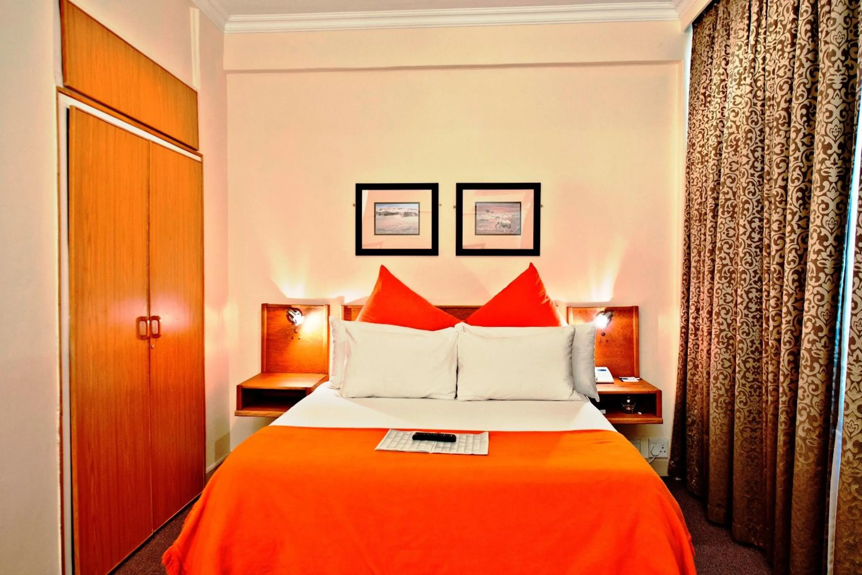 Bed in Hotel Thuringerhof