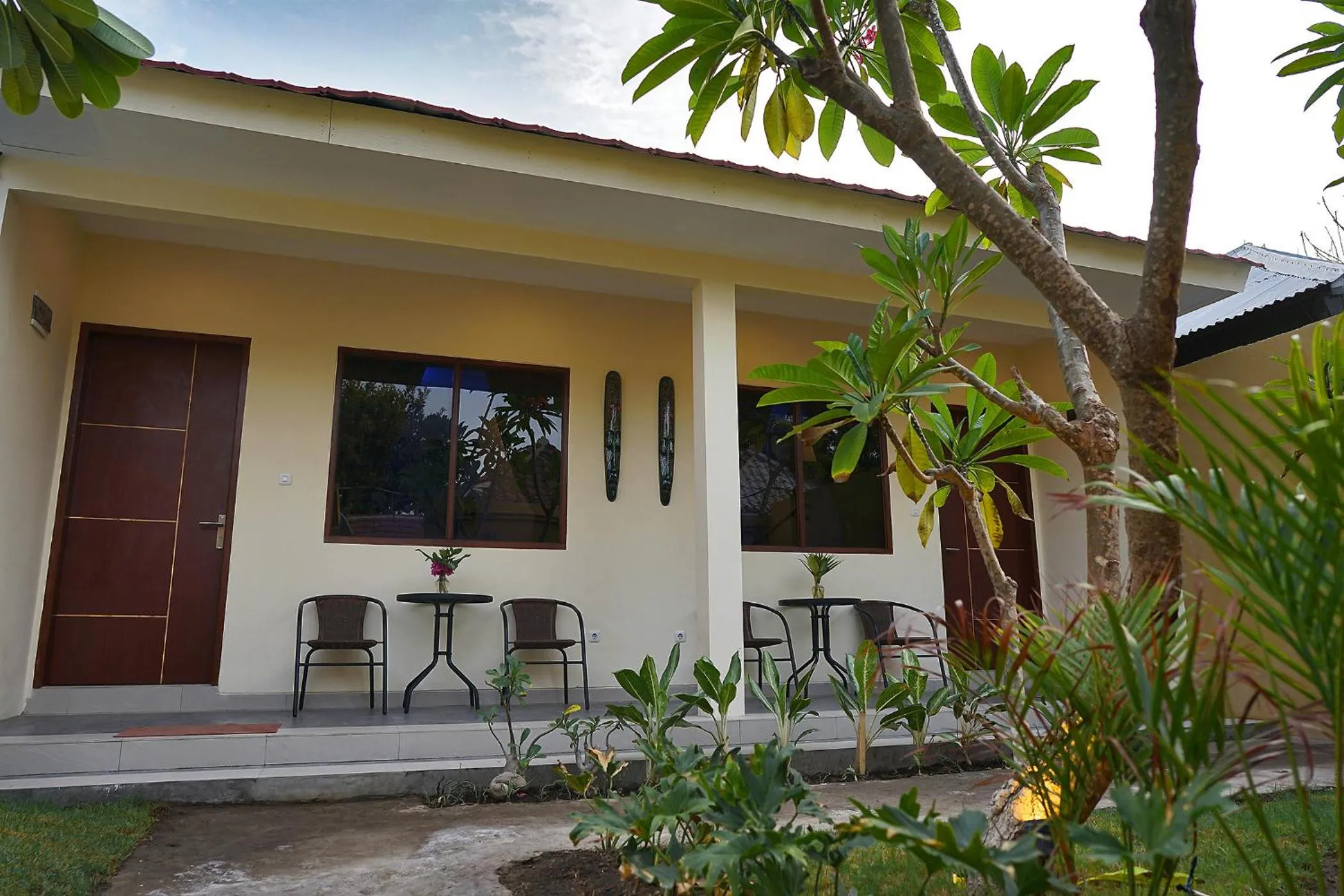 Garden view in Sari Gili Bungalow