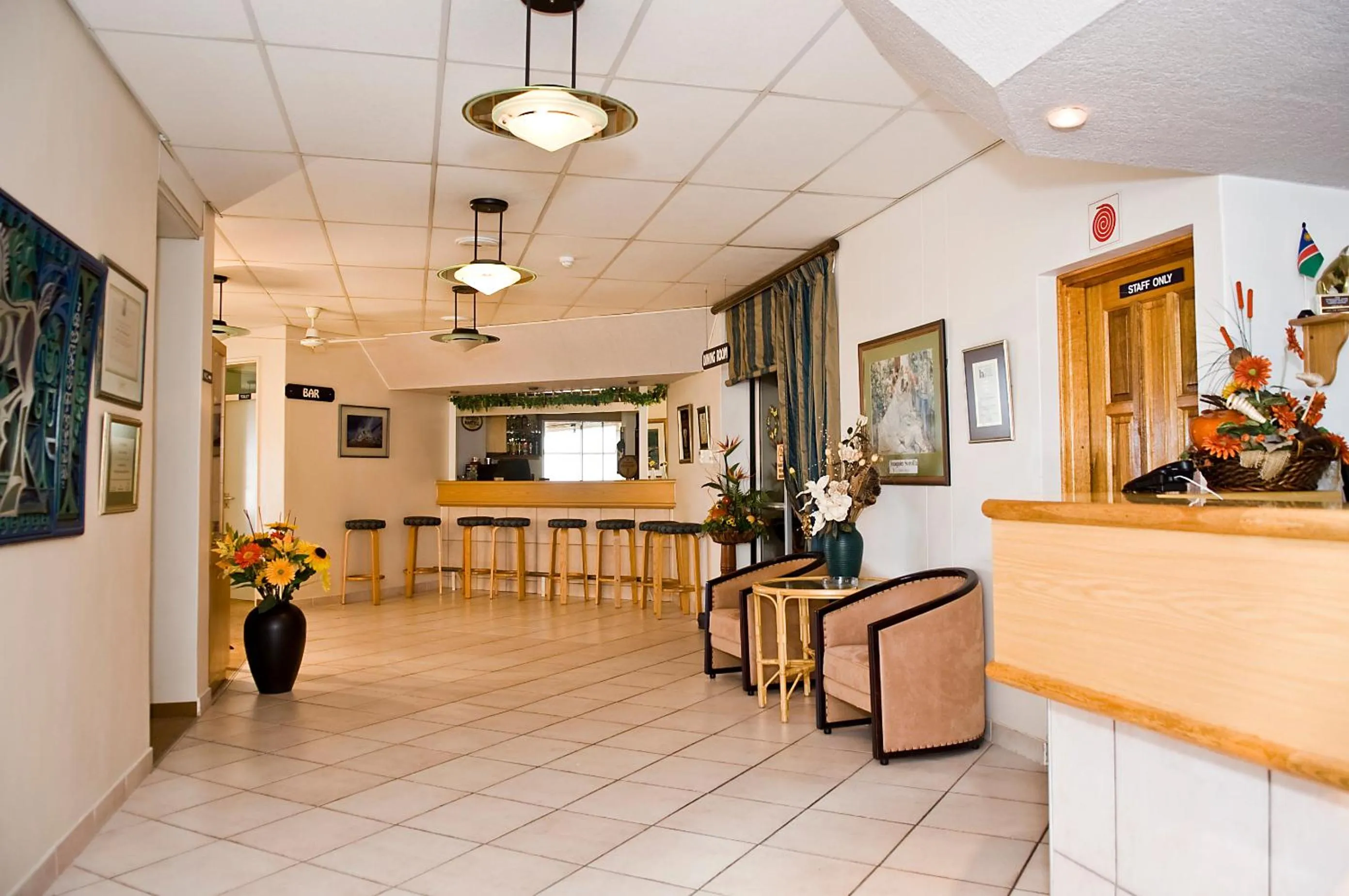 Lounge or bar in Sea-View Zum Sperrgebiet