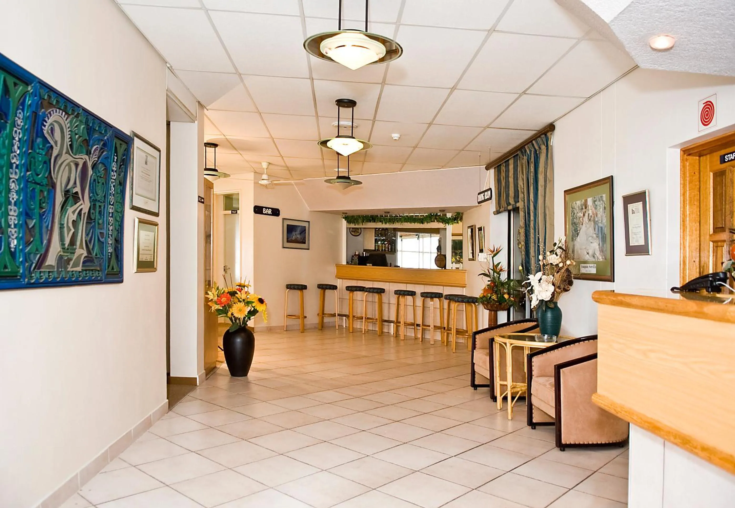 Lounge or bar in Sea-View Zum Sperrgebiet