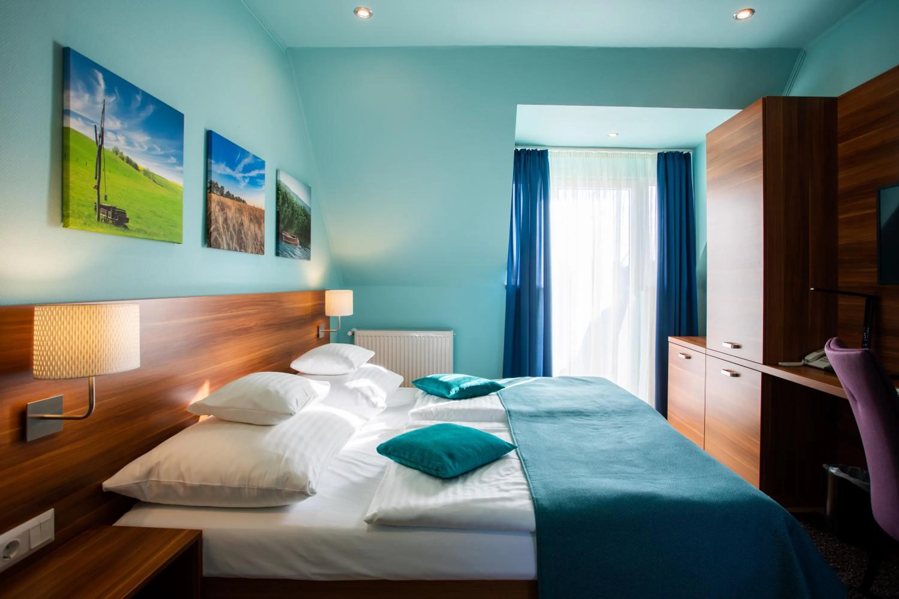 Bed in Tópart Hotel