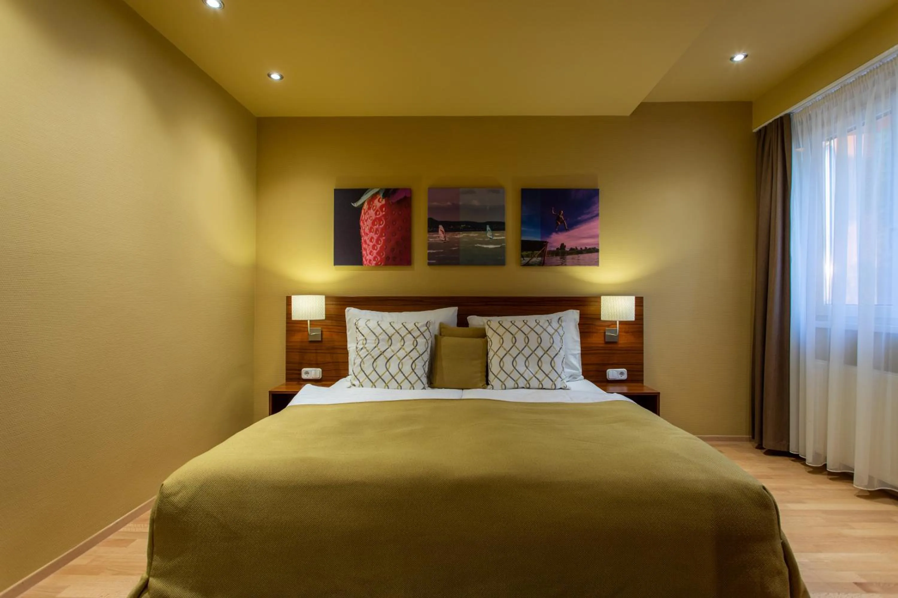 Bed in Tópart Hotel