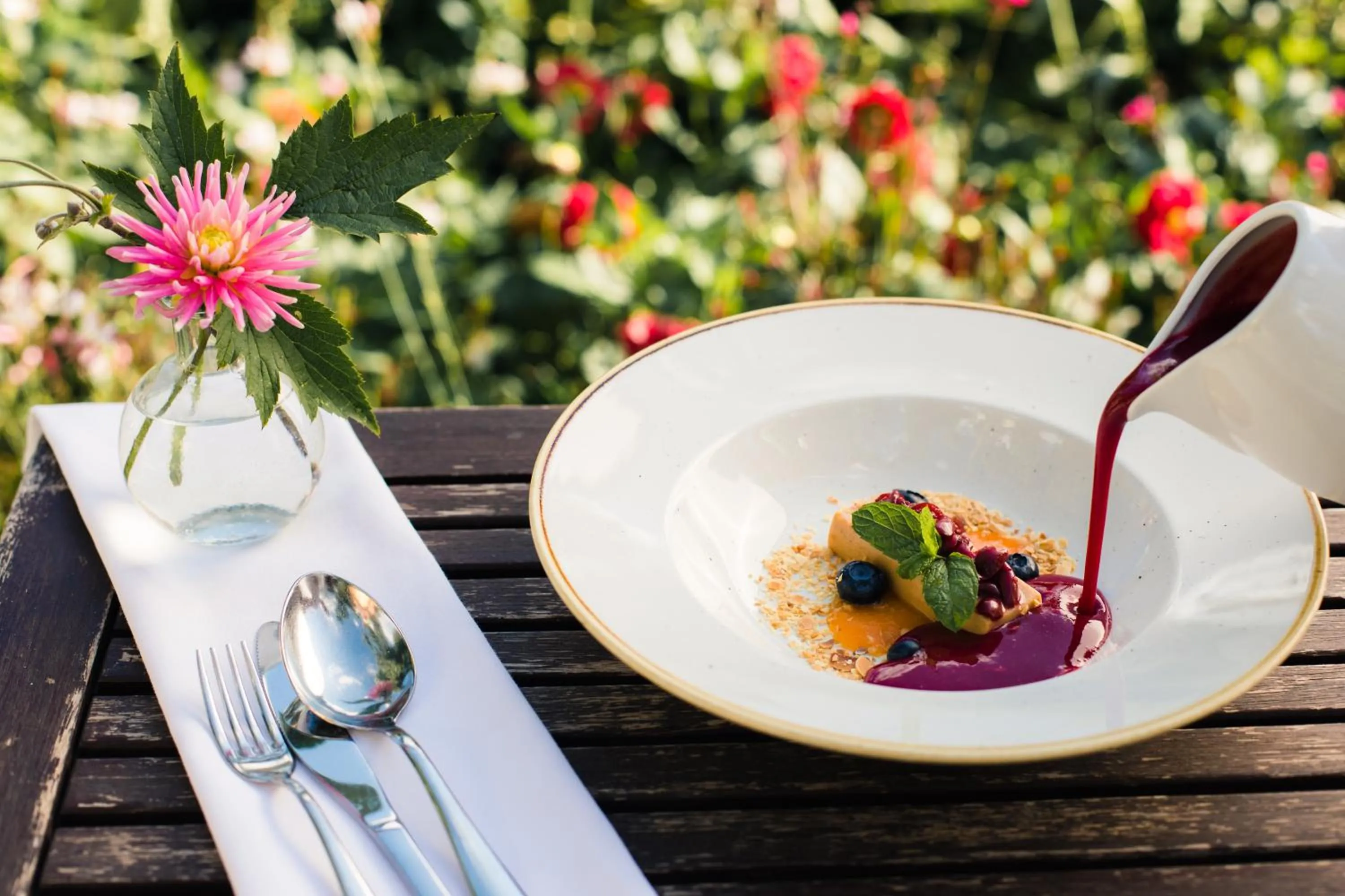 Food in Tópart Hotel