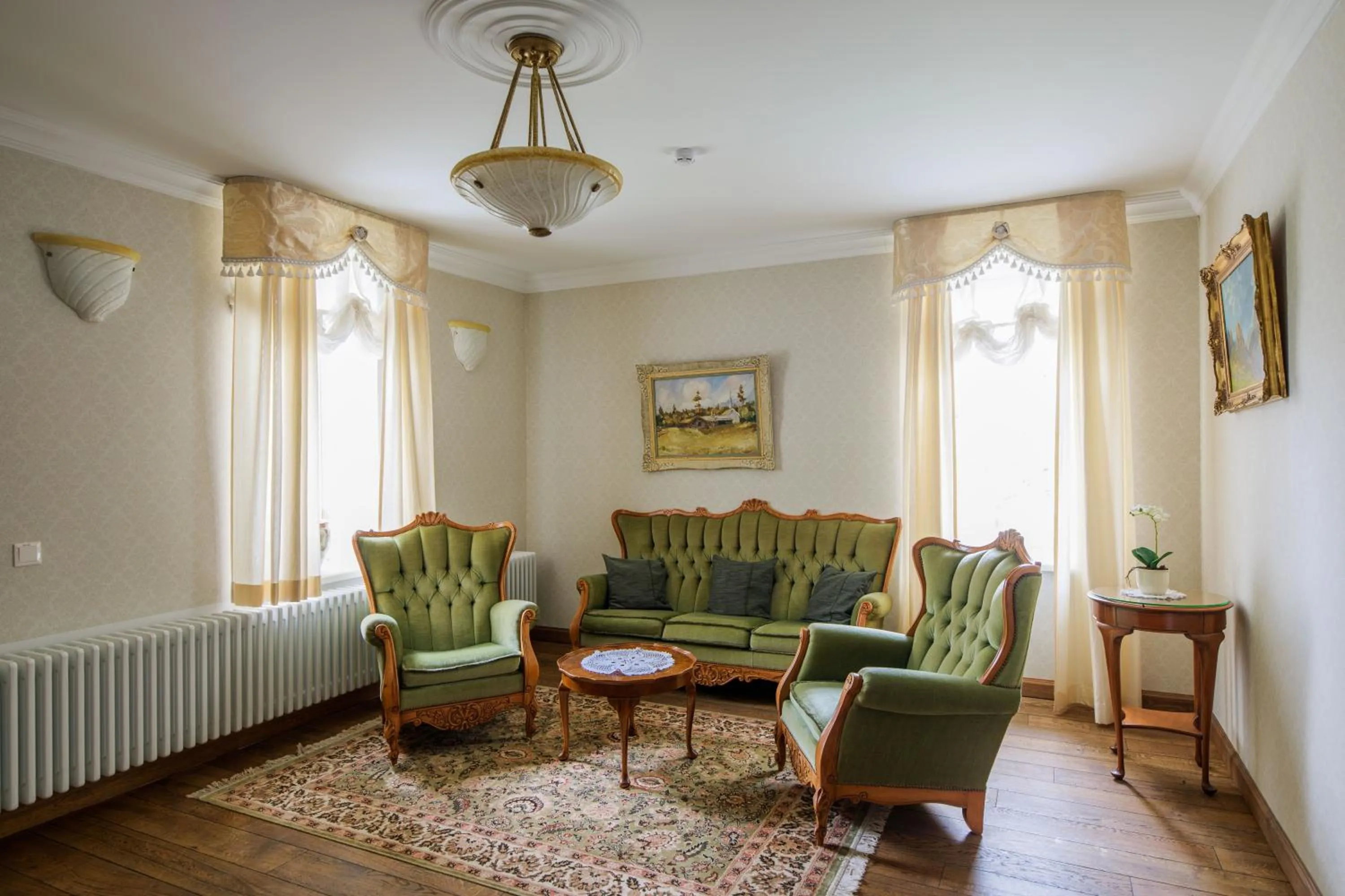 Living room in Saka Manor