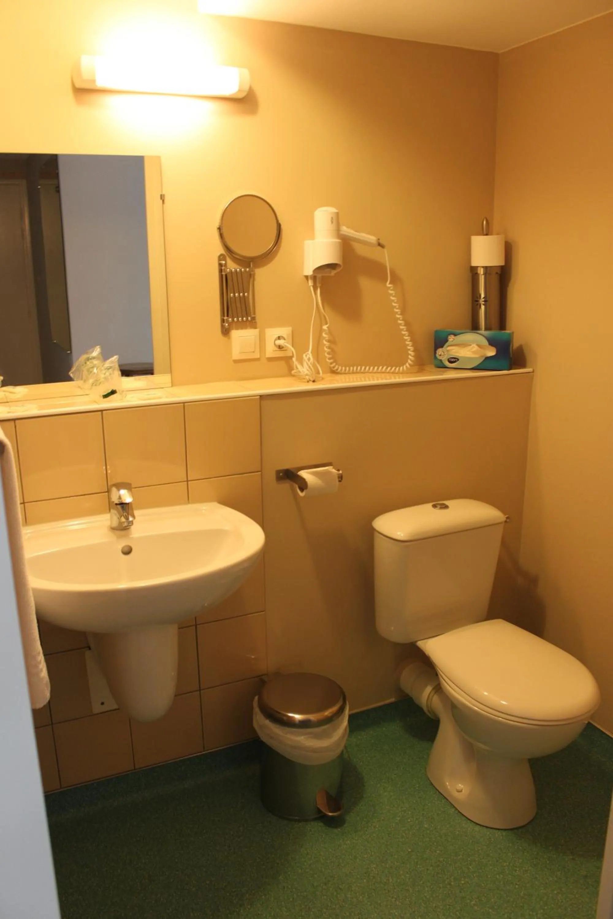 Toilet in Logis Hôtel Restaurant de la Dore