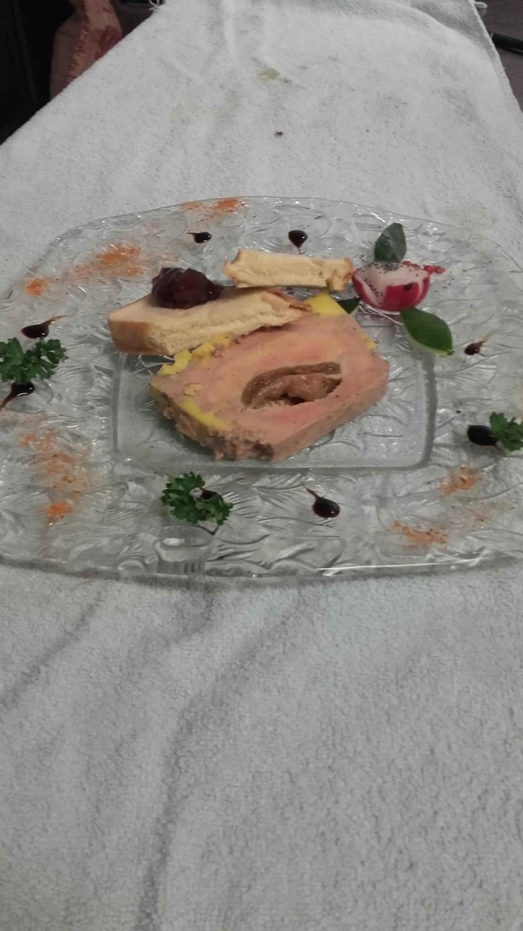 Food close-up in Logis Hôtel Restaurant de la Dore