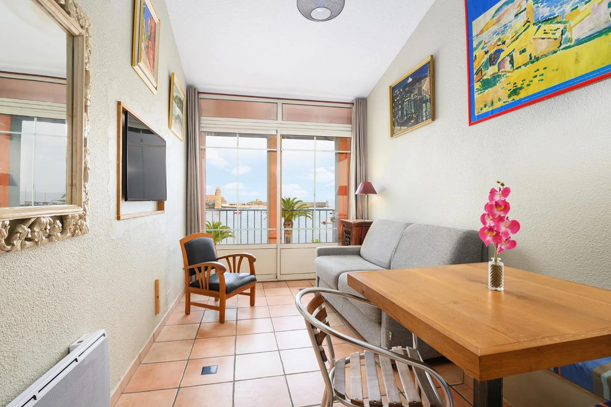 Bird's eye view in Logis Hôtel le Triton