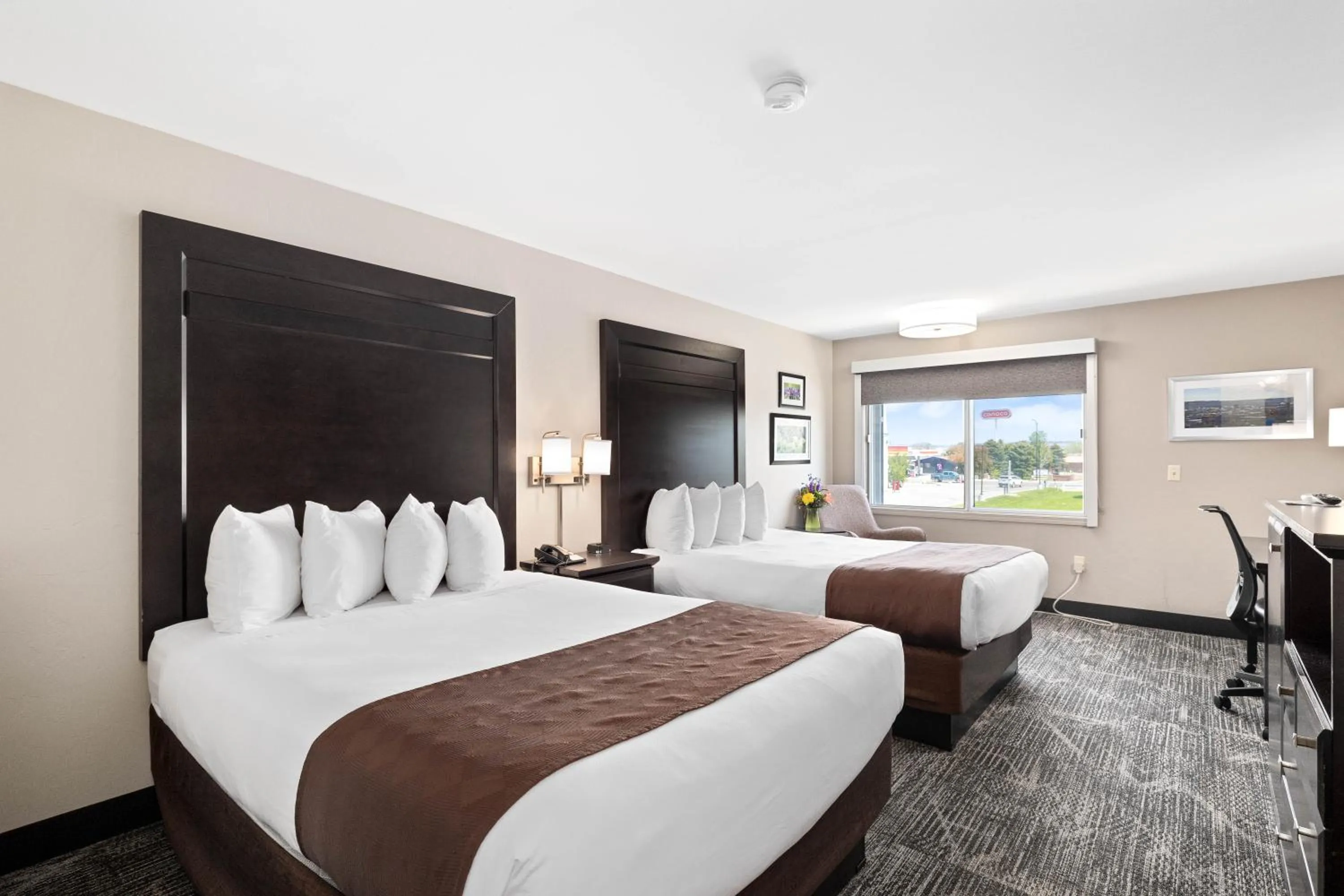 Bed in Kelly Inn Billings