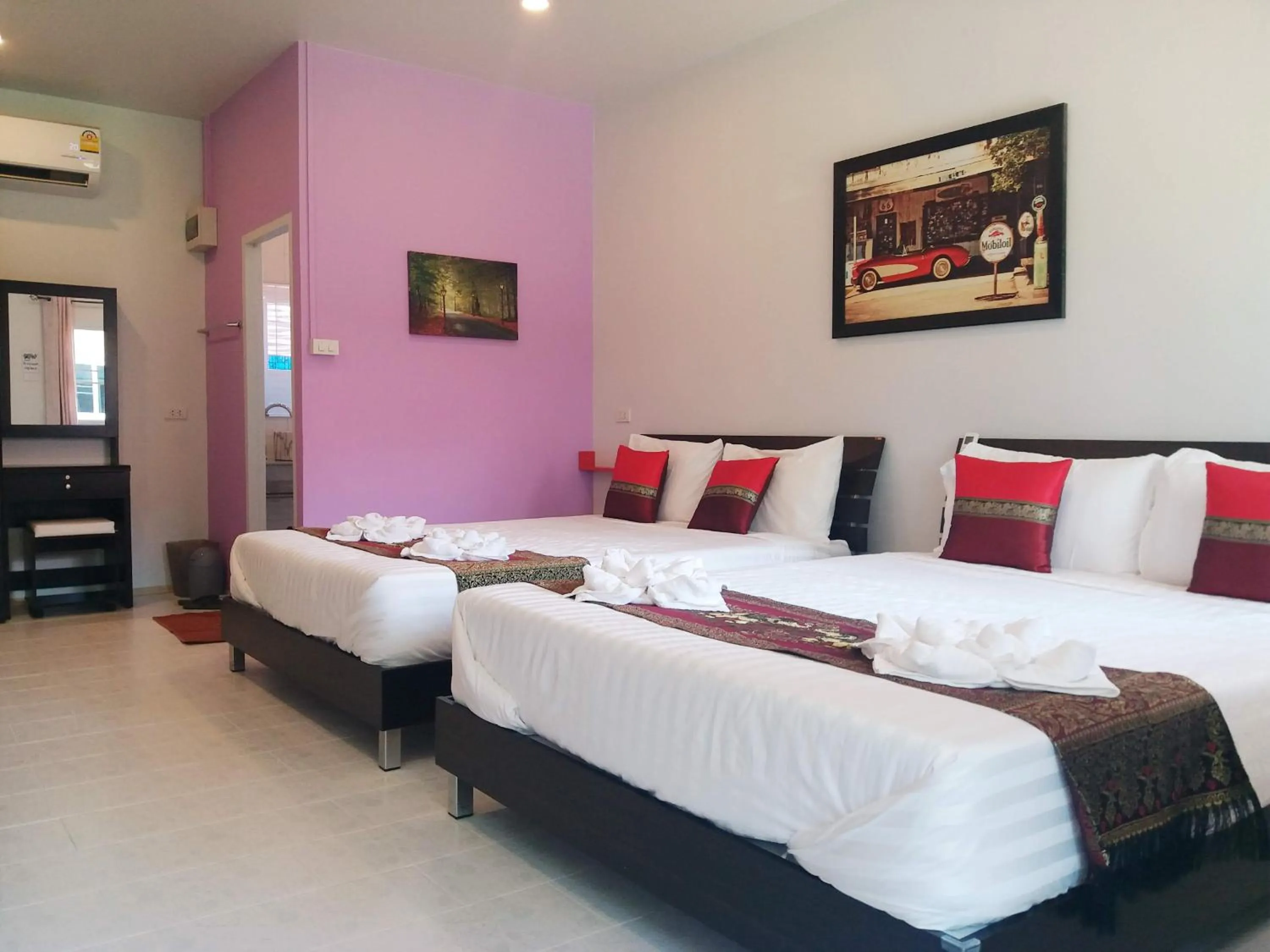 Bedroom, Bed in Rungnara pool villa