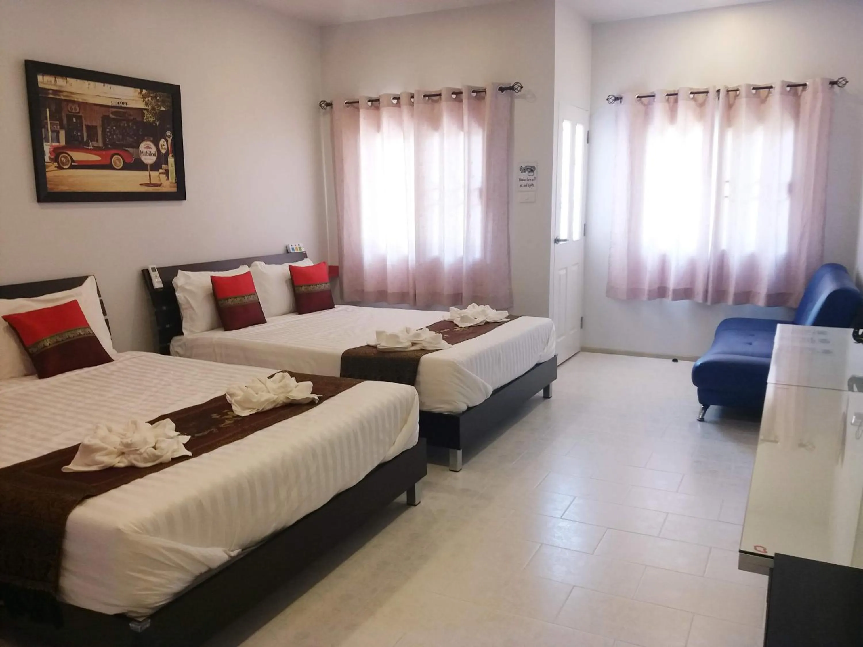 Bed in Rungnara pool villa