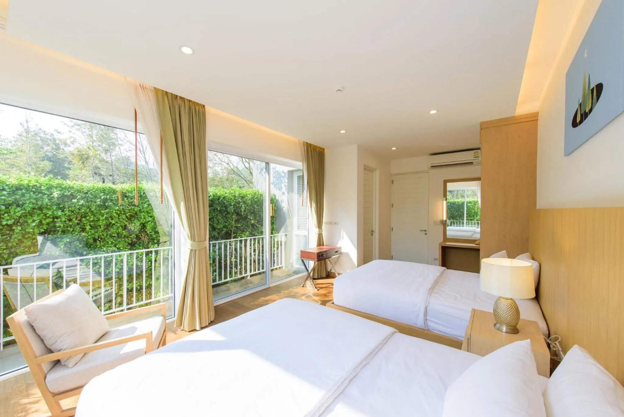 Twin Room with Garden View in The Gallery Khao Yai Hotel and Residence - SHA Plus