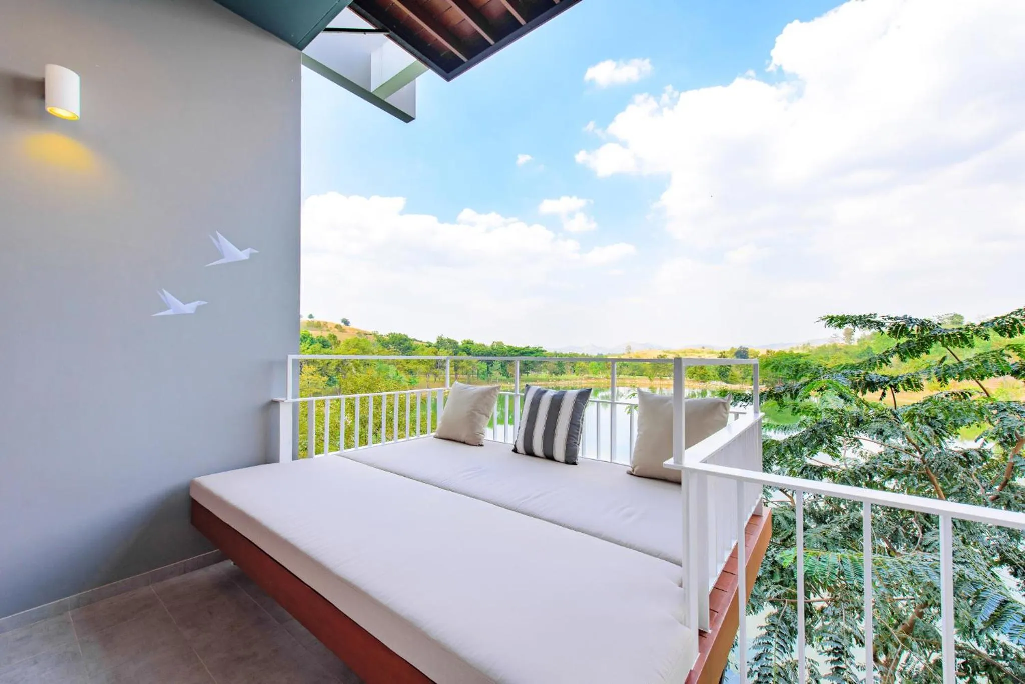 Balcony/Terrace in The Gallery Khao Yai Hotel and Residence - SHA Plus