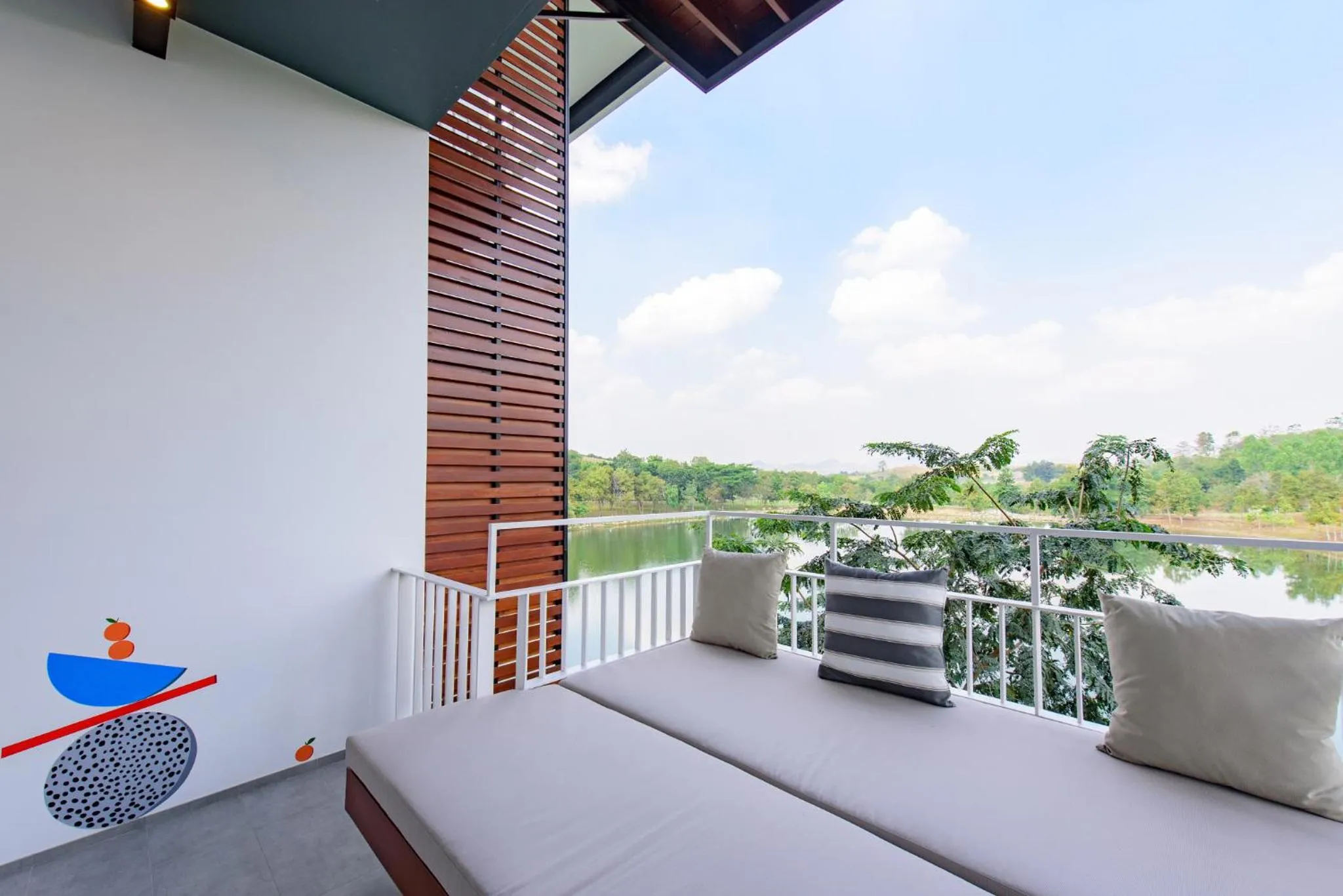 Balcony/Terrace in The Gallery Khao Yai Hotel and Residence - SHA Plus