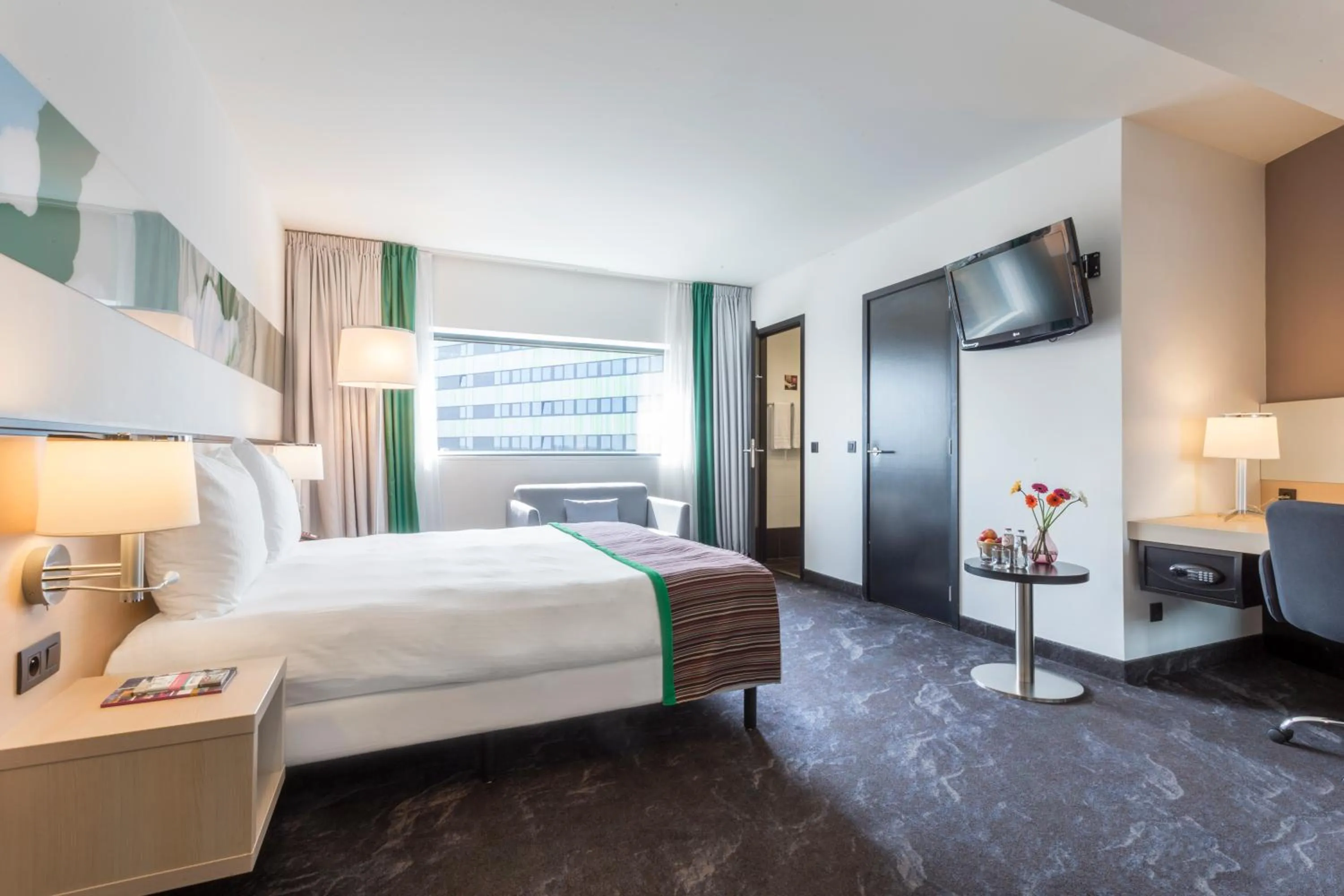 Bedroom, Bed in Park Inn by Radisson Leuven