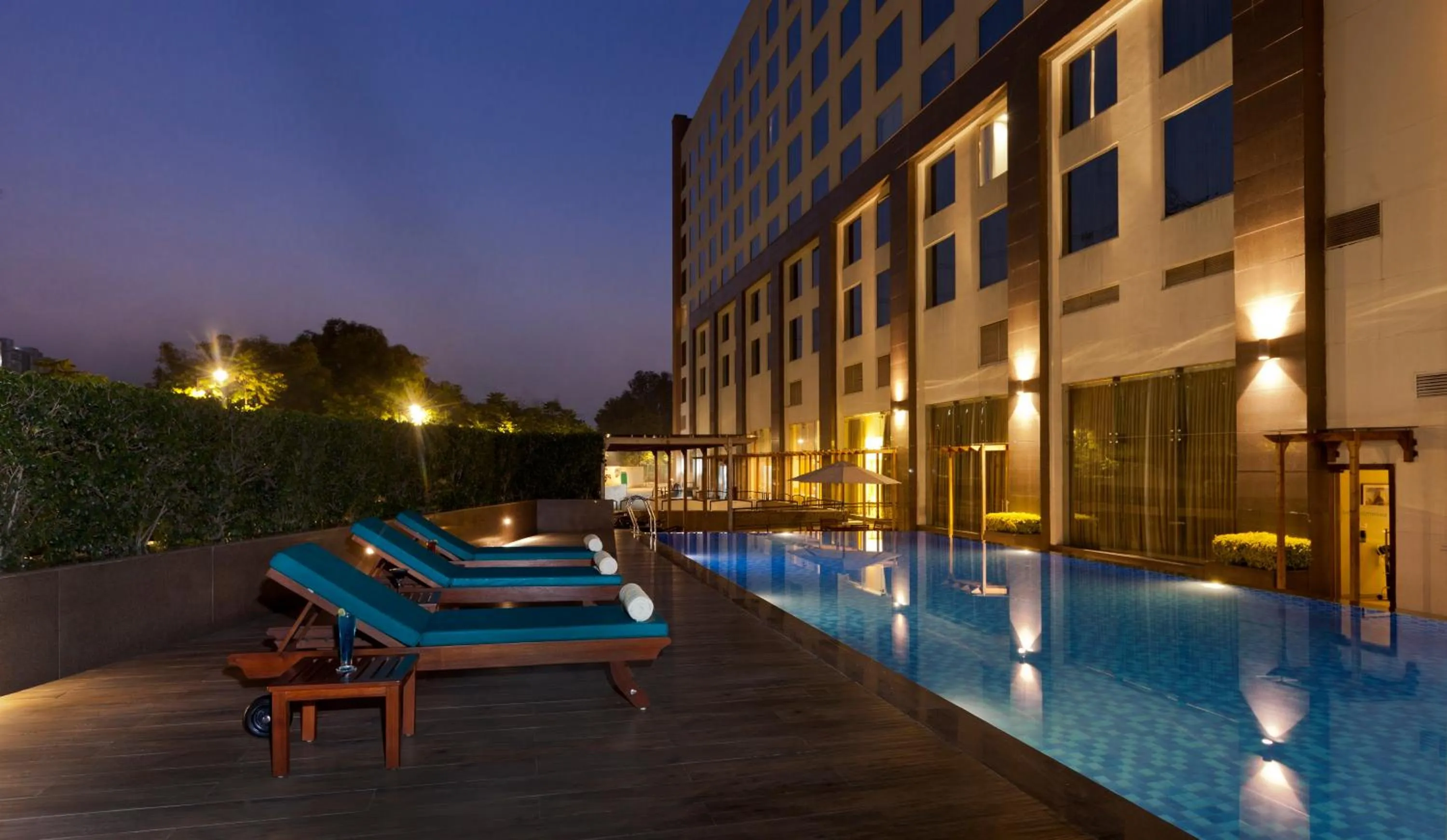 Swimming pool in Lemon Tree Hotel, Sector 68, Sohna Road, Gurugram