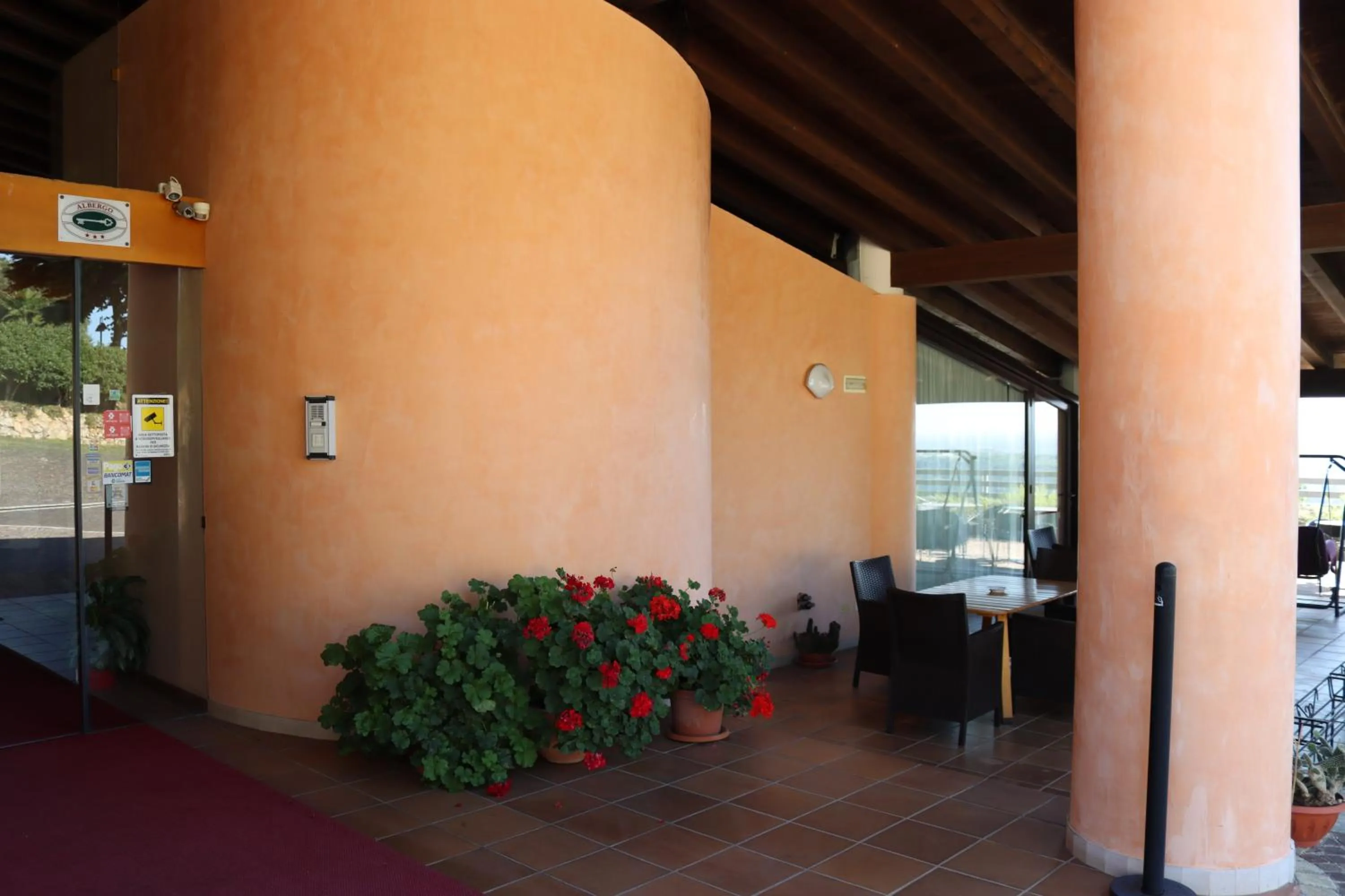 Patio in Albergo Alla Pineta