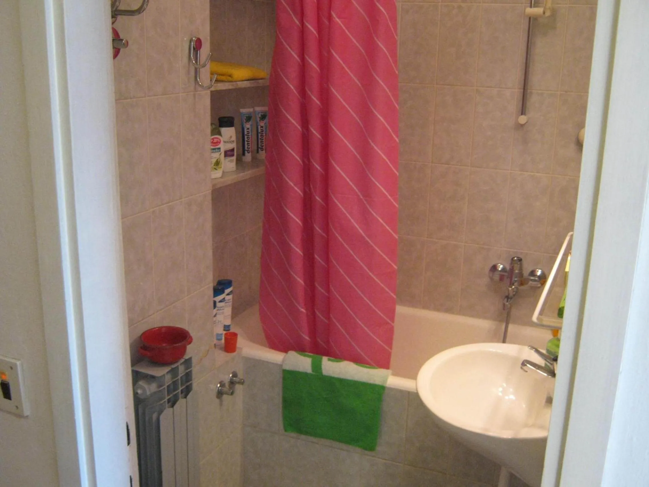 Bathroom in Apartments and Rooms Artemida