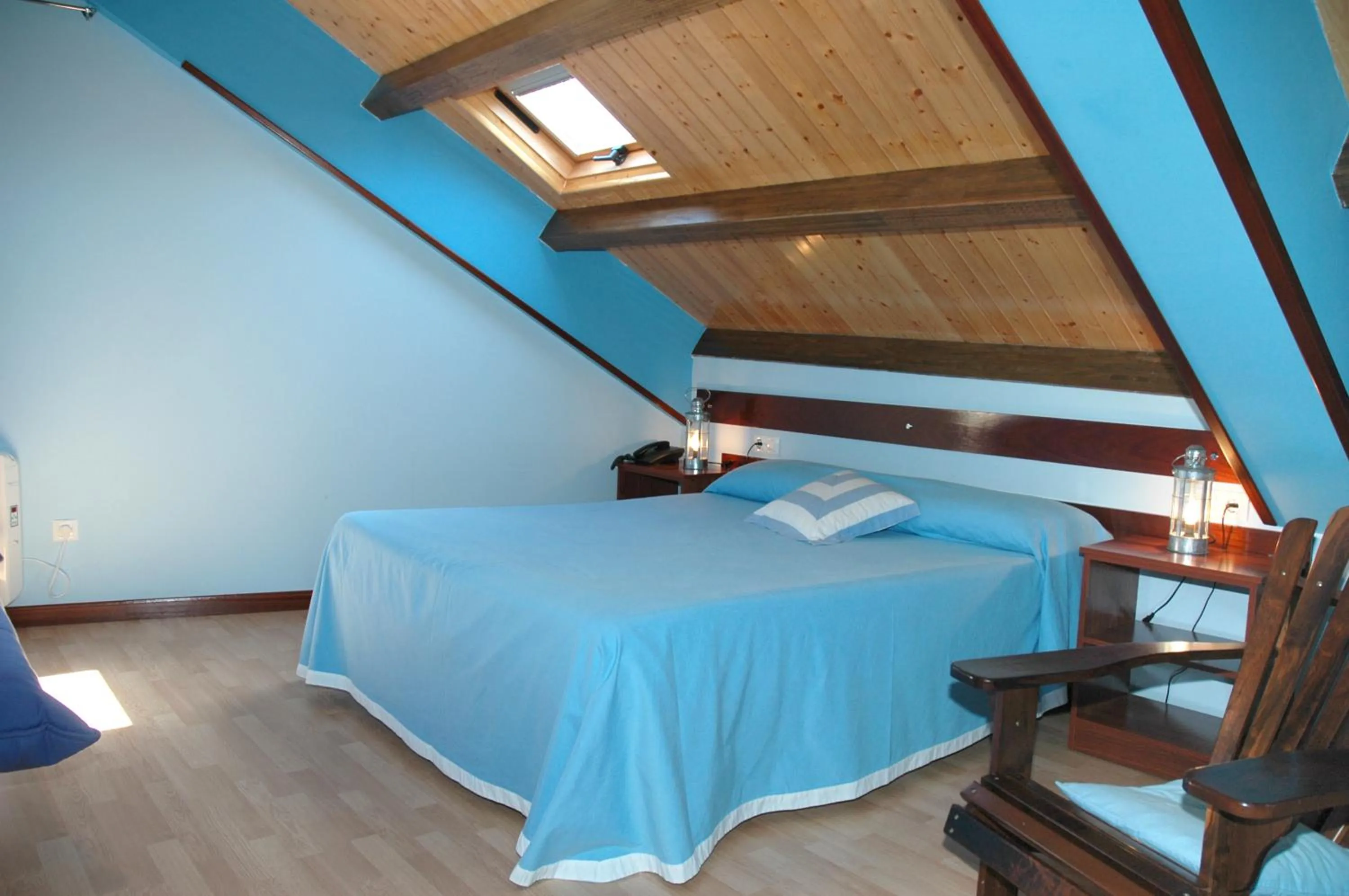 Decorative detail, Bed in Hotel A. G. Porcillan