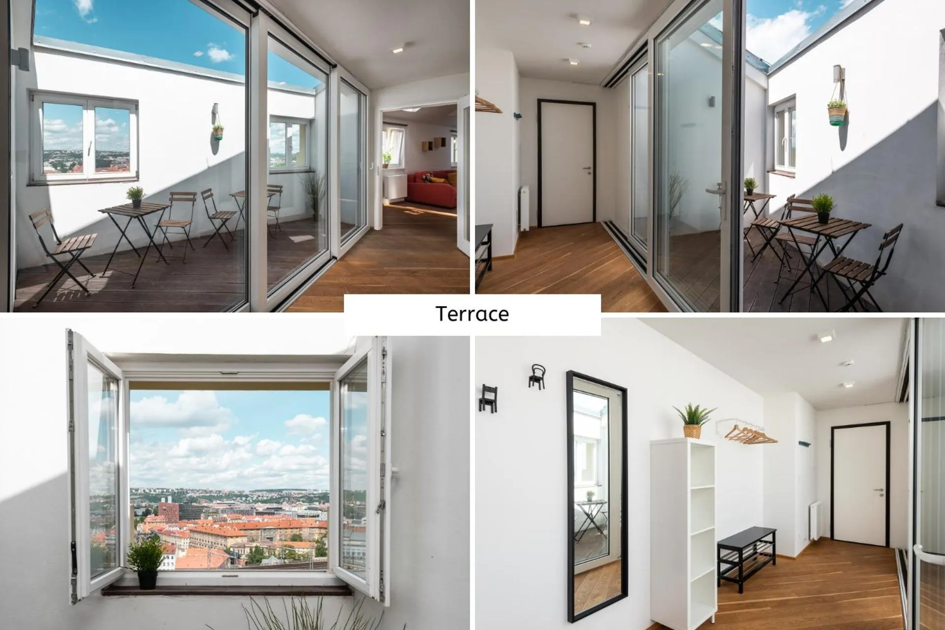 Balcony/Terrace in Rehorova apartments by Pragueforyou