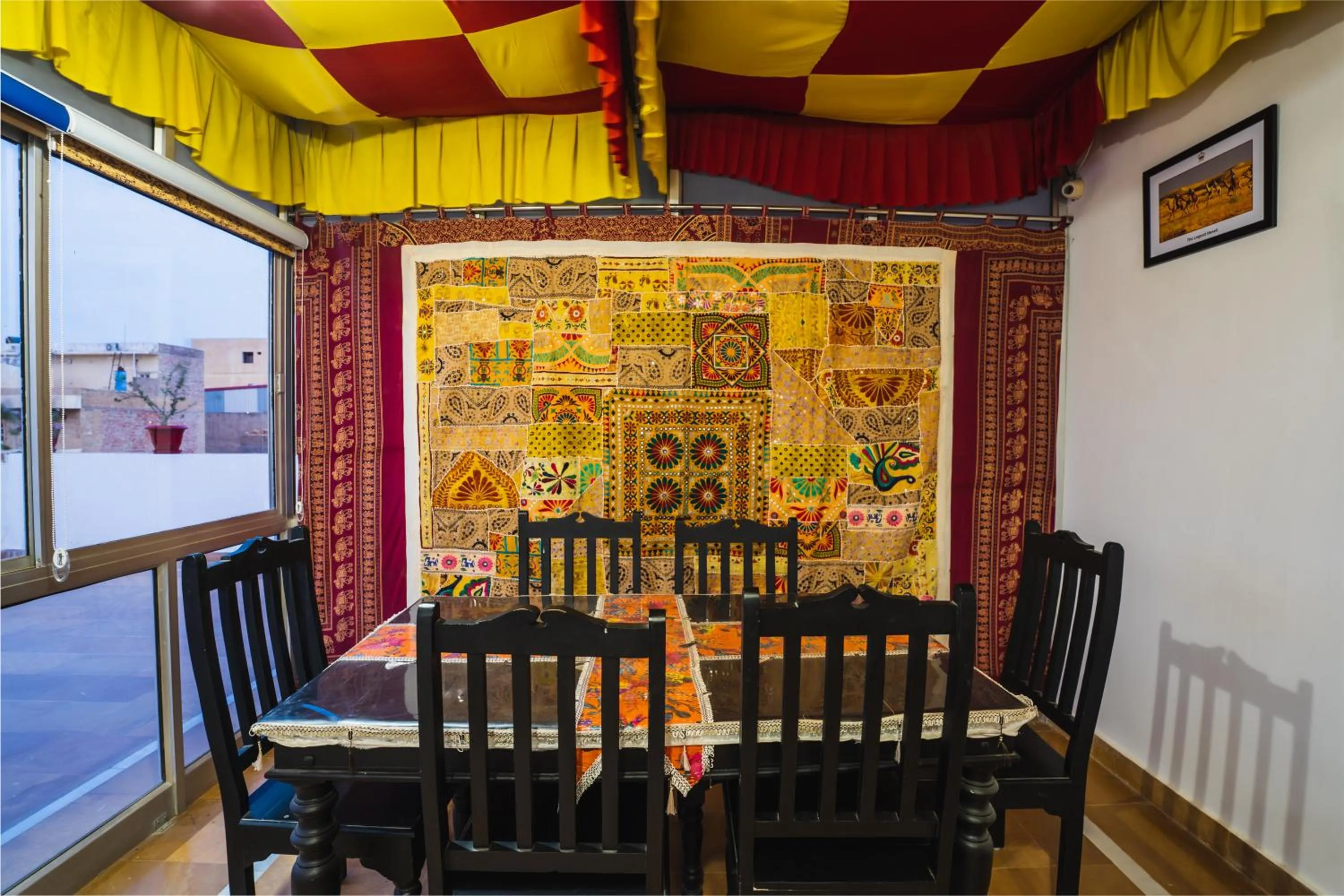 Dining area in The Legend Haveli