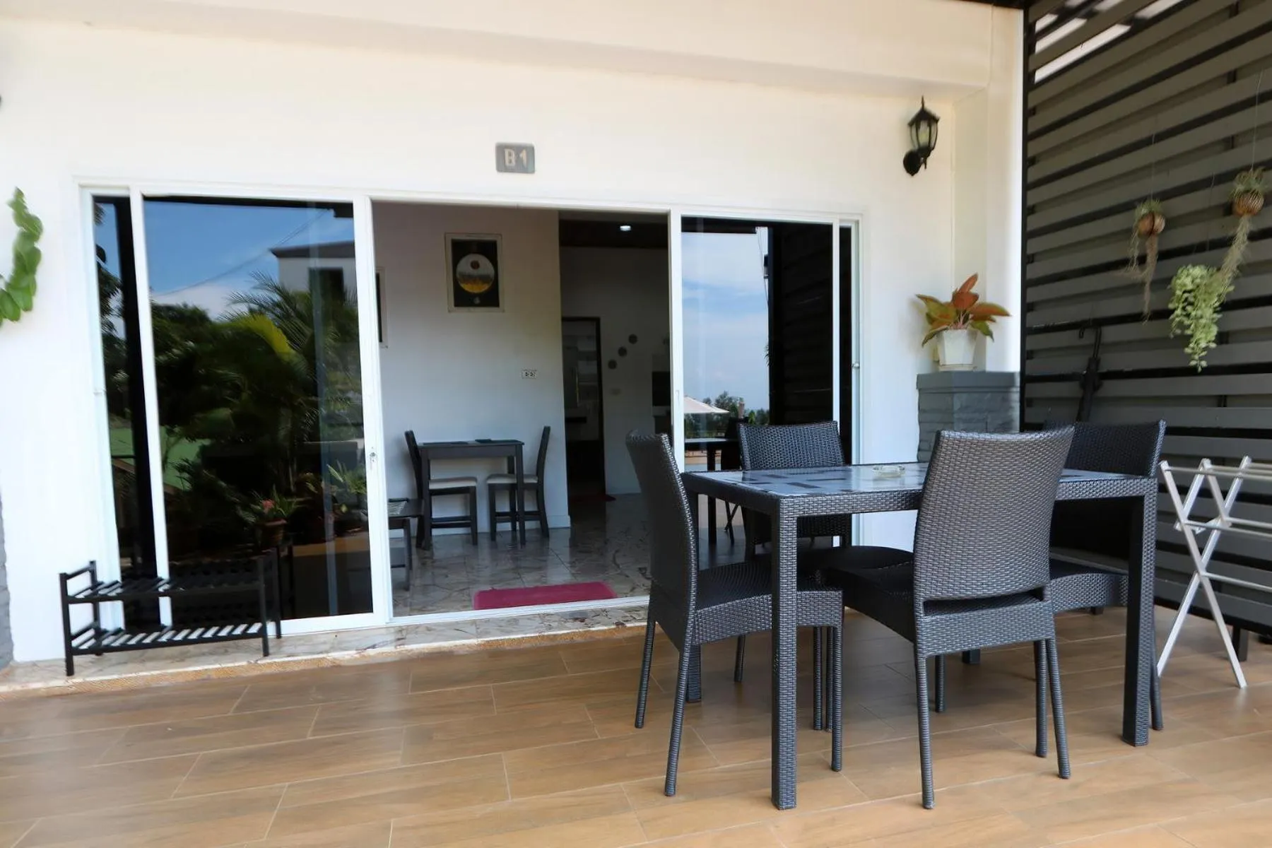 Balcony/Terrace in White Flower Lanta