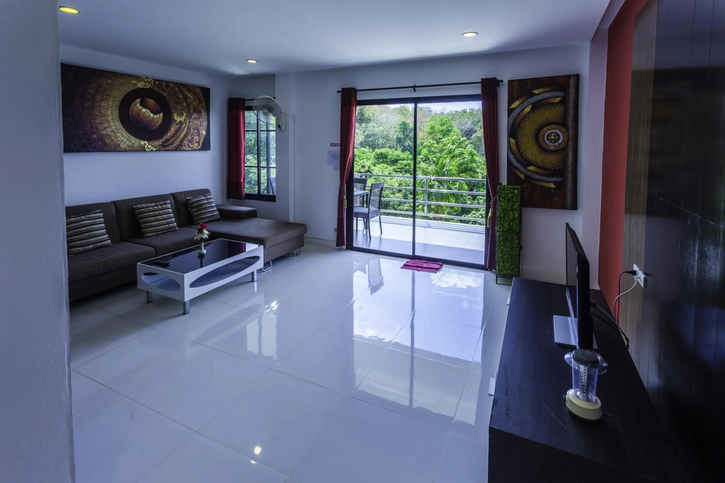 Balcony/Terrace in White Flower Lanta