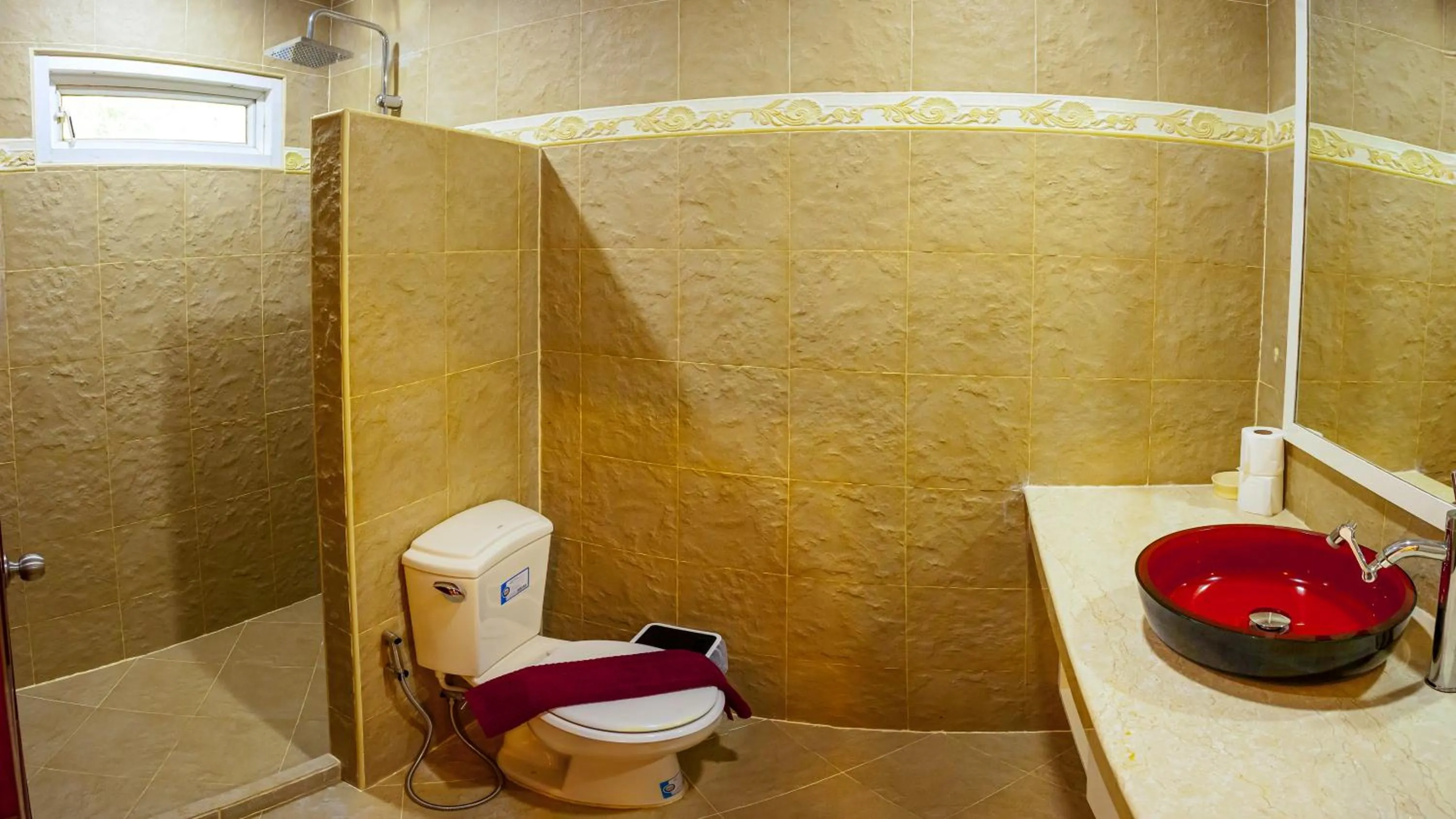 Shower in White Flower Lanta