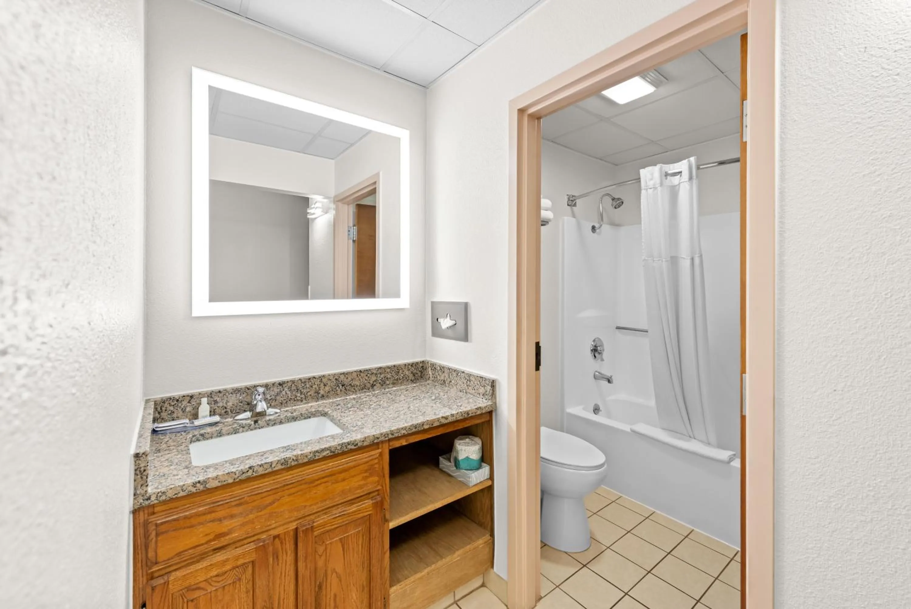 Shower in Clarion Inn Branson