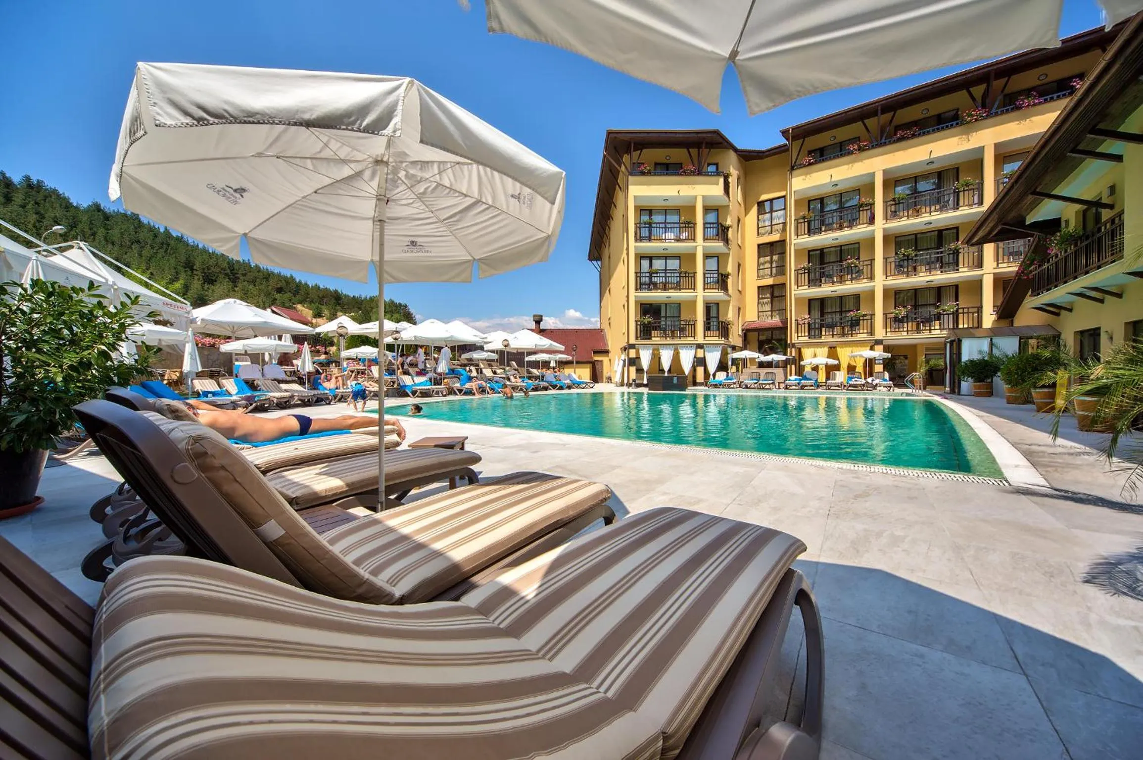 Swimming pool in Grand Hotel Velingrad