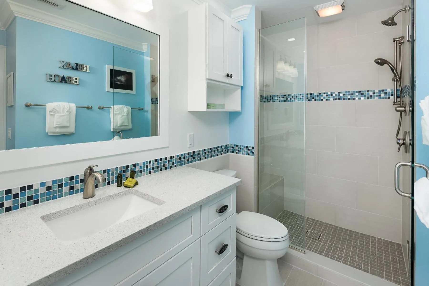 Bathroom in Sanibel Moorings Resort