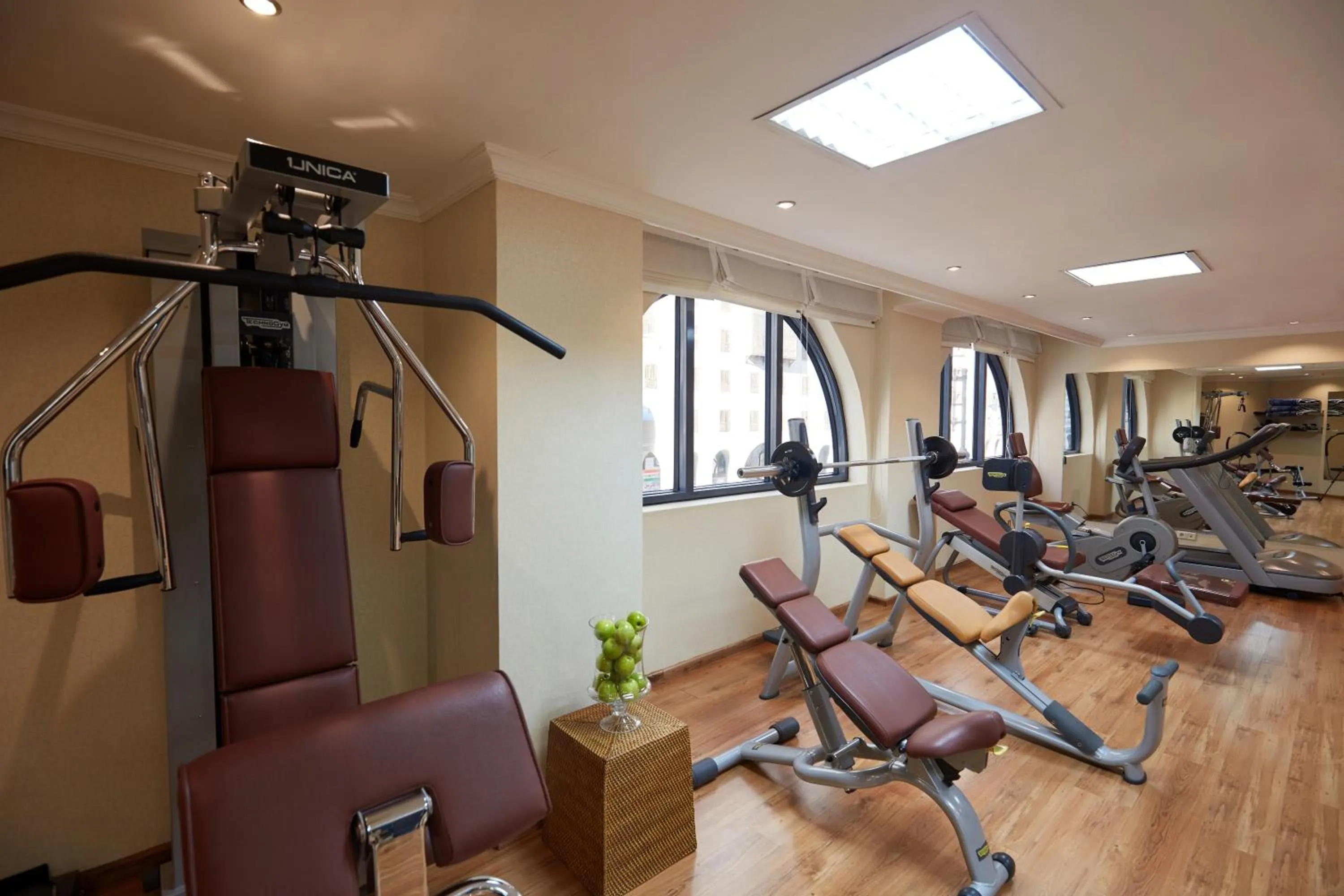 Fitness centre/facilities in Frontel Al Harithia Hotel