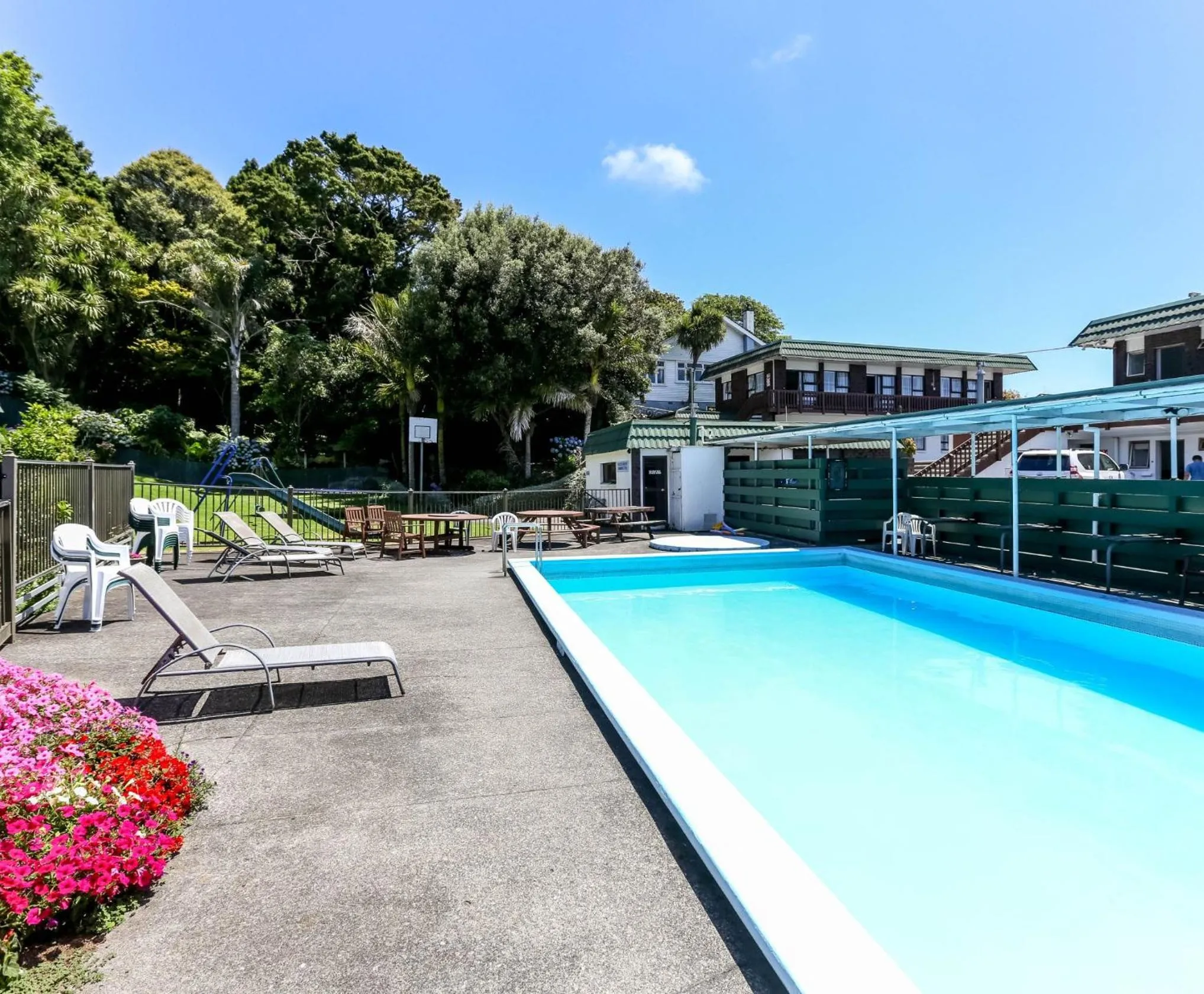 Swimming pool in Flamingo Motel