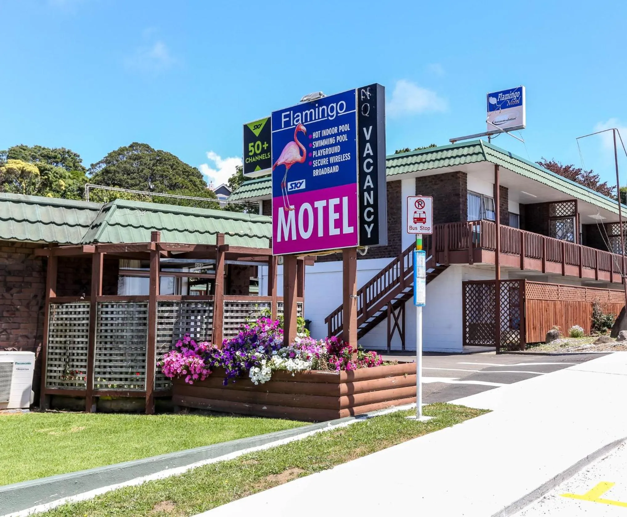 Property logo or sign in Flamingo Motel