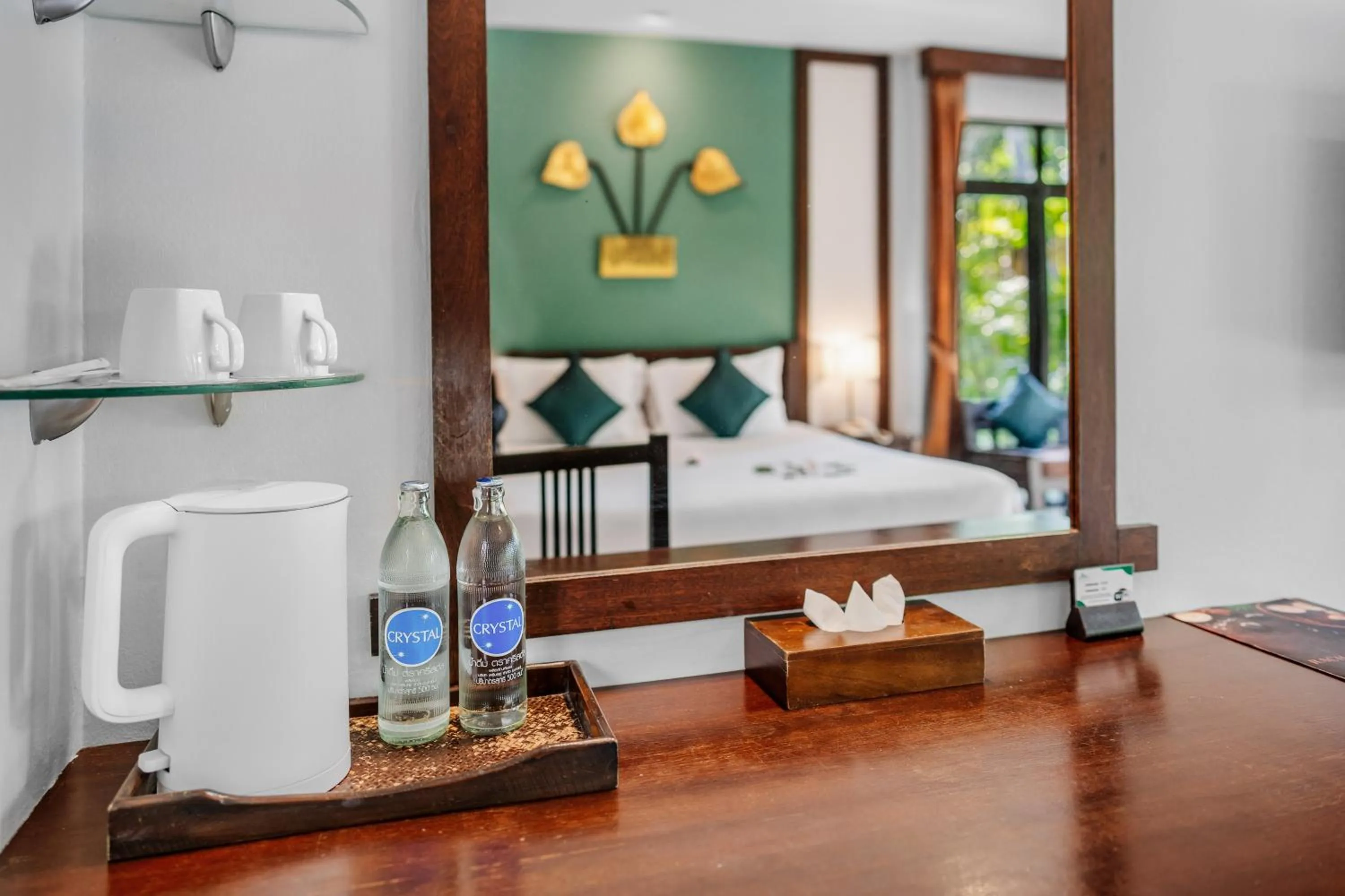 Coffee/tea facilities, Bed in Baan Chaweng Beach Resort & Spa - SHA Extra Plus