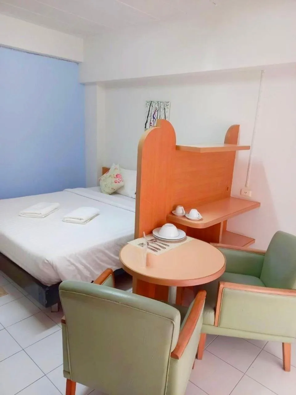 Bed in Mansion Sarasinee @ Chatuchak