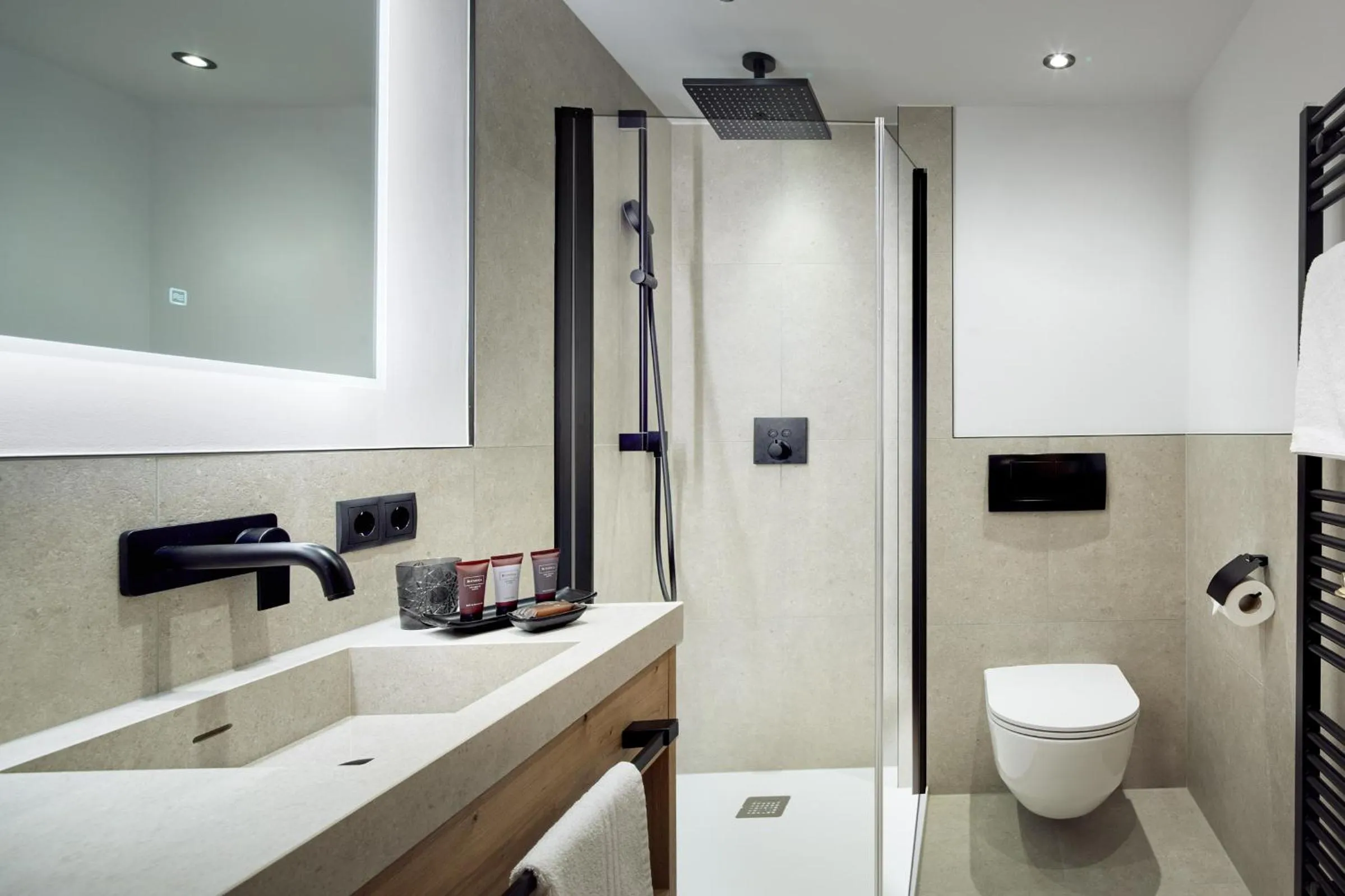 Shower in Hotel Gletscherblick