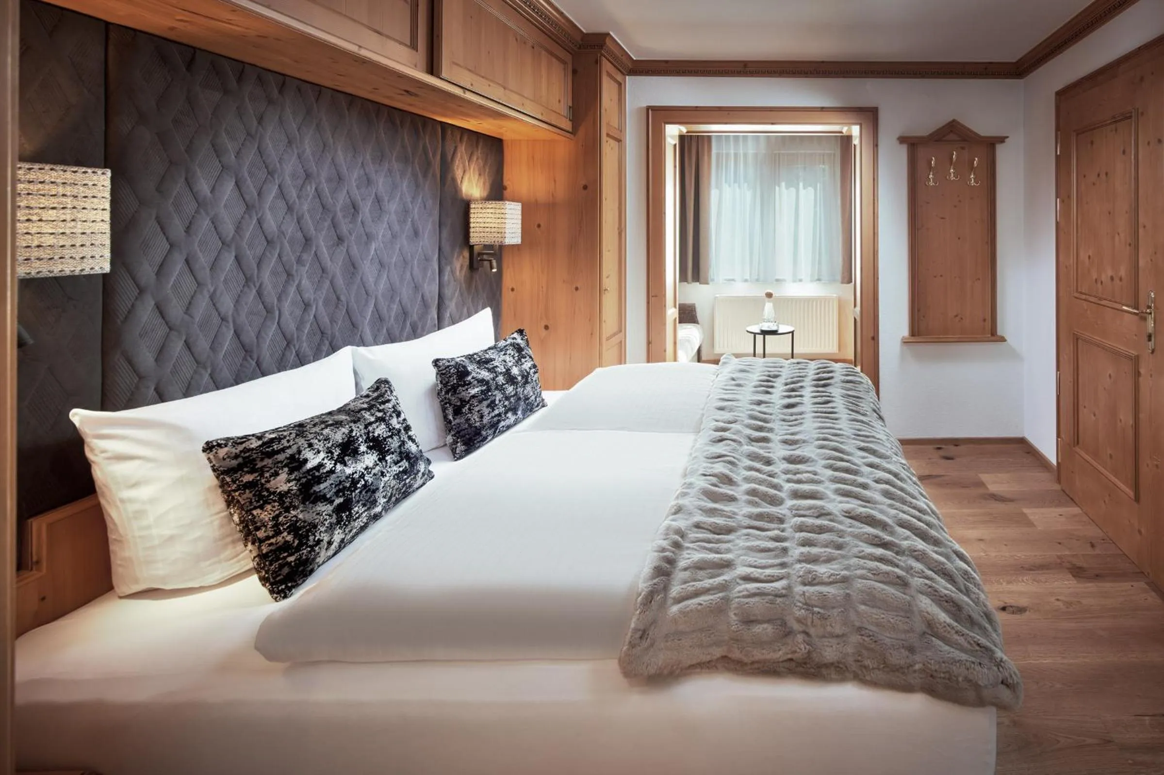 Bed in Hotel Gletscherblick