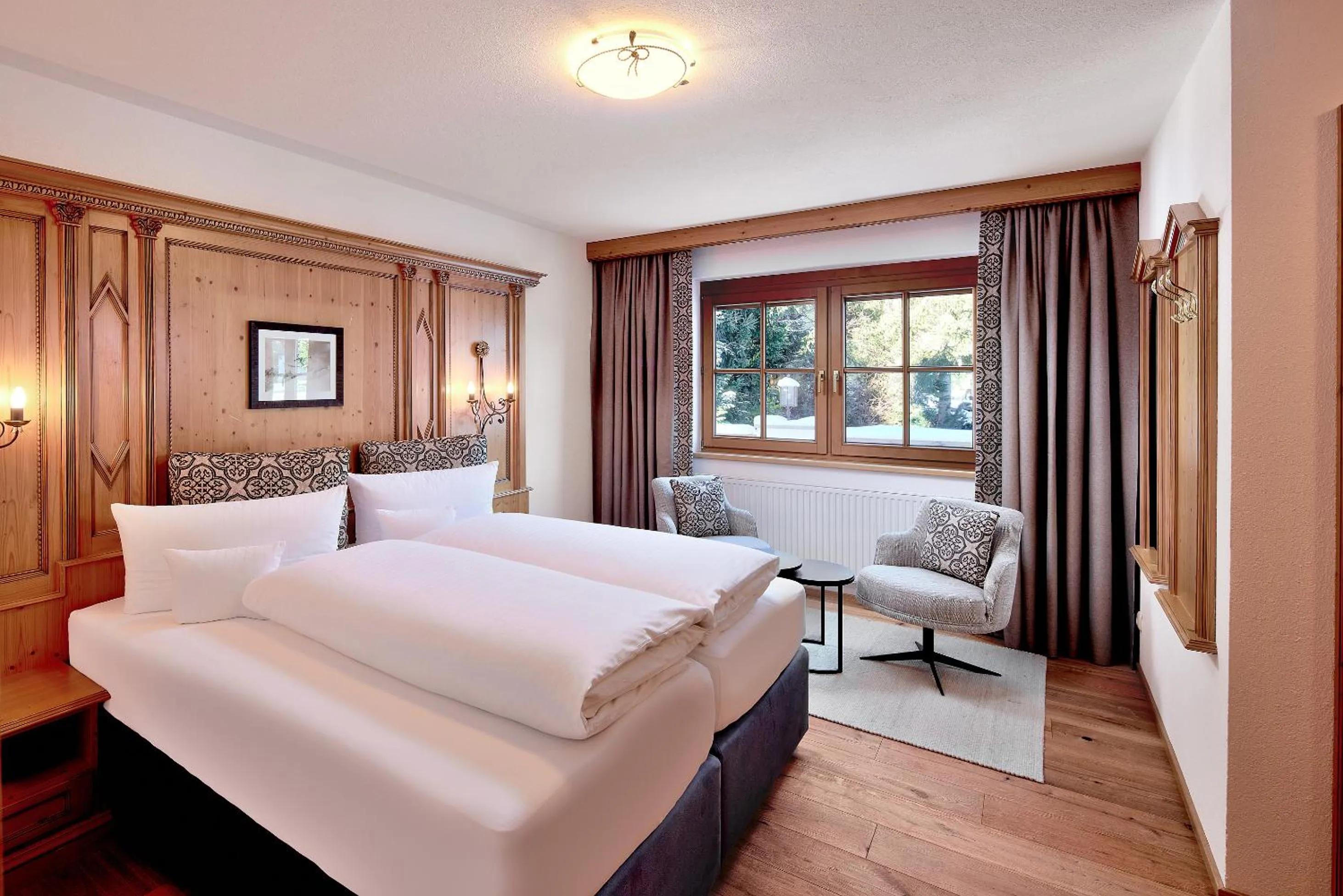 Bed in Hotel Gletscherblick