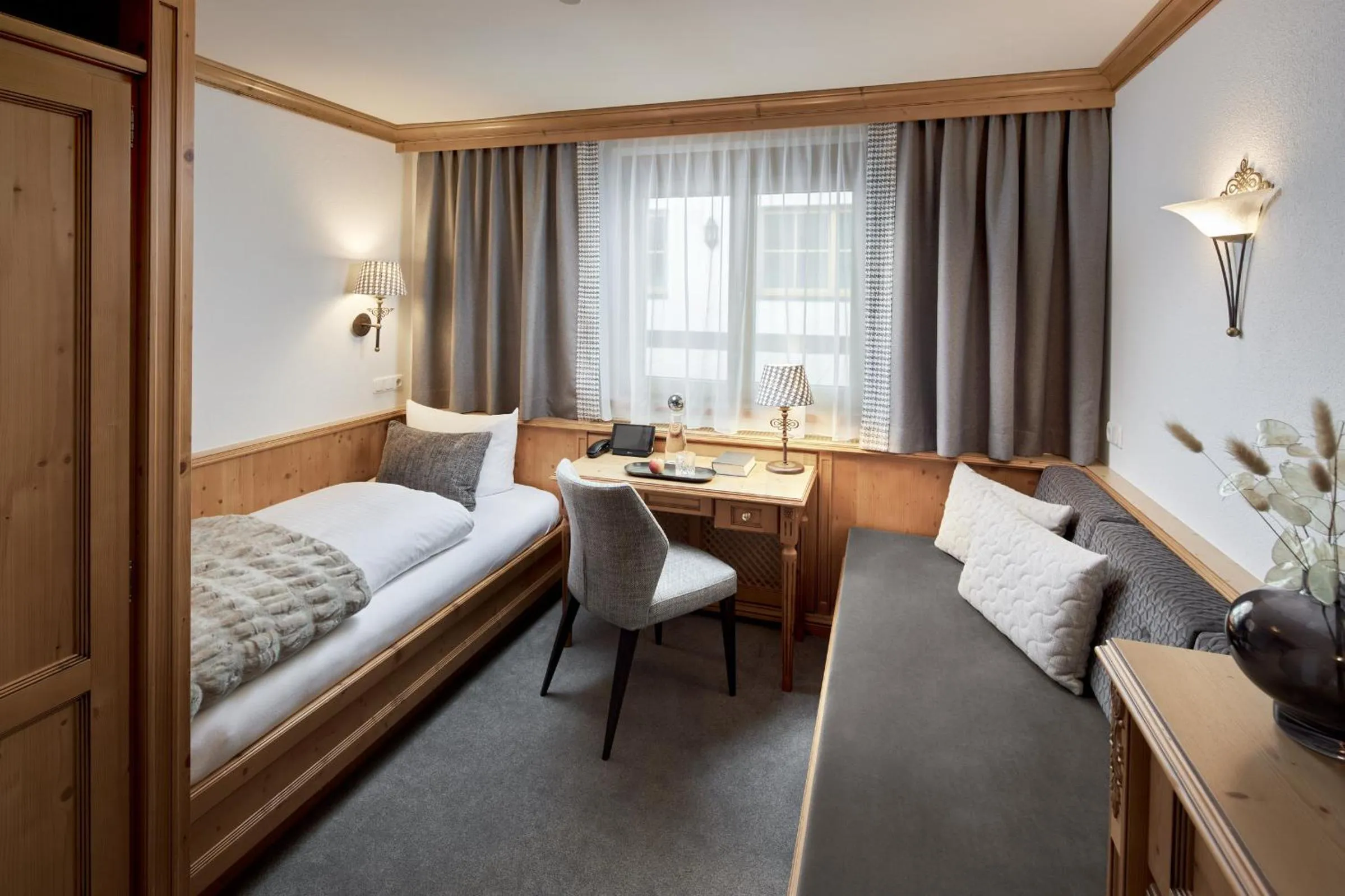 Bed in Hotel Gletscherblick