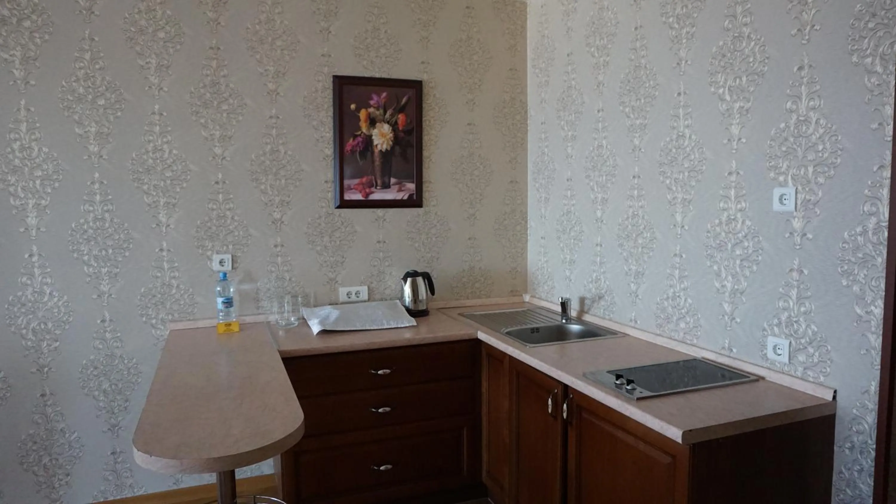 Kitchen or kitchenette in Grand Hotel Victory