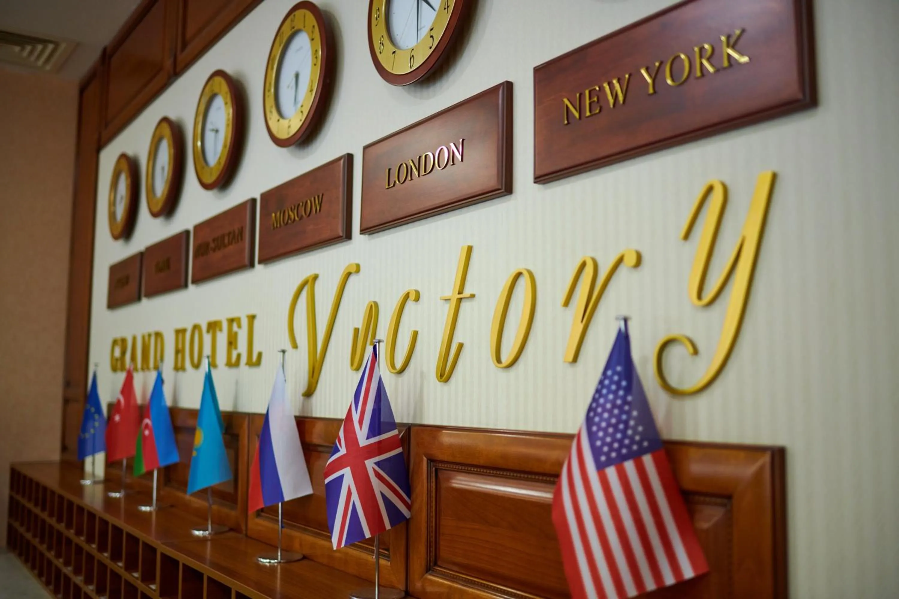 Lobby or reception in Grand Hotel Victory