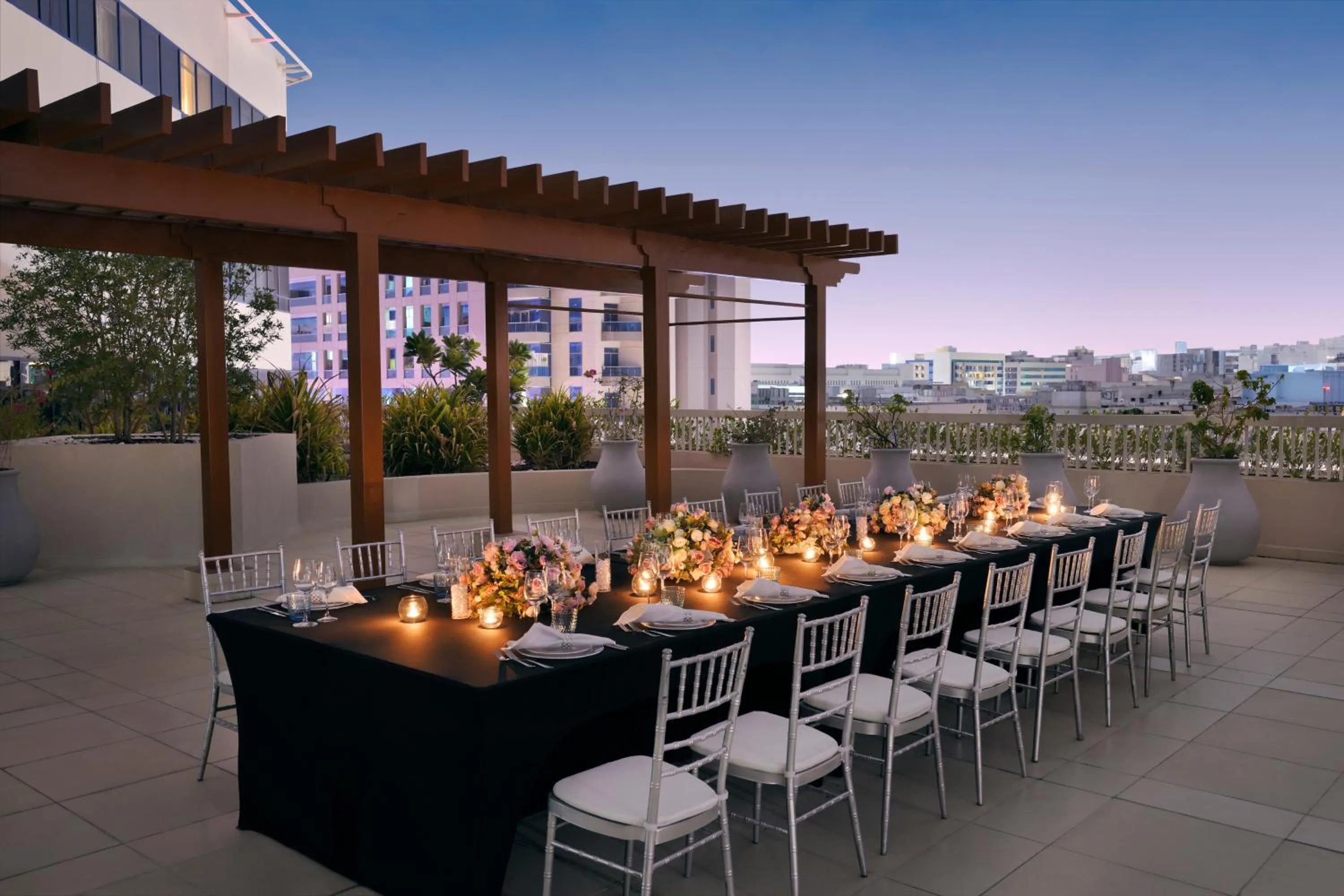 Pool view in Crowne Plaza Dubai Deira by IHG