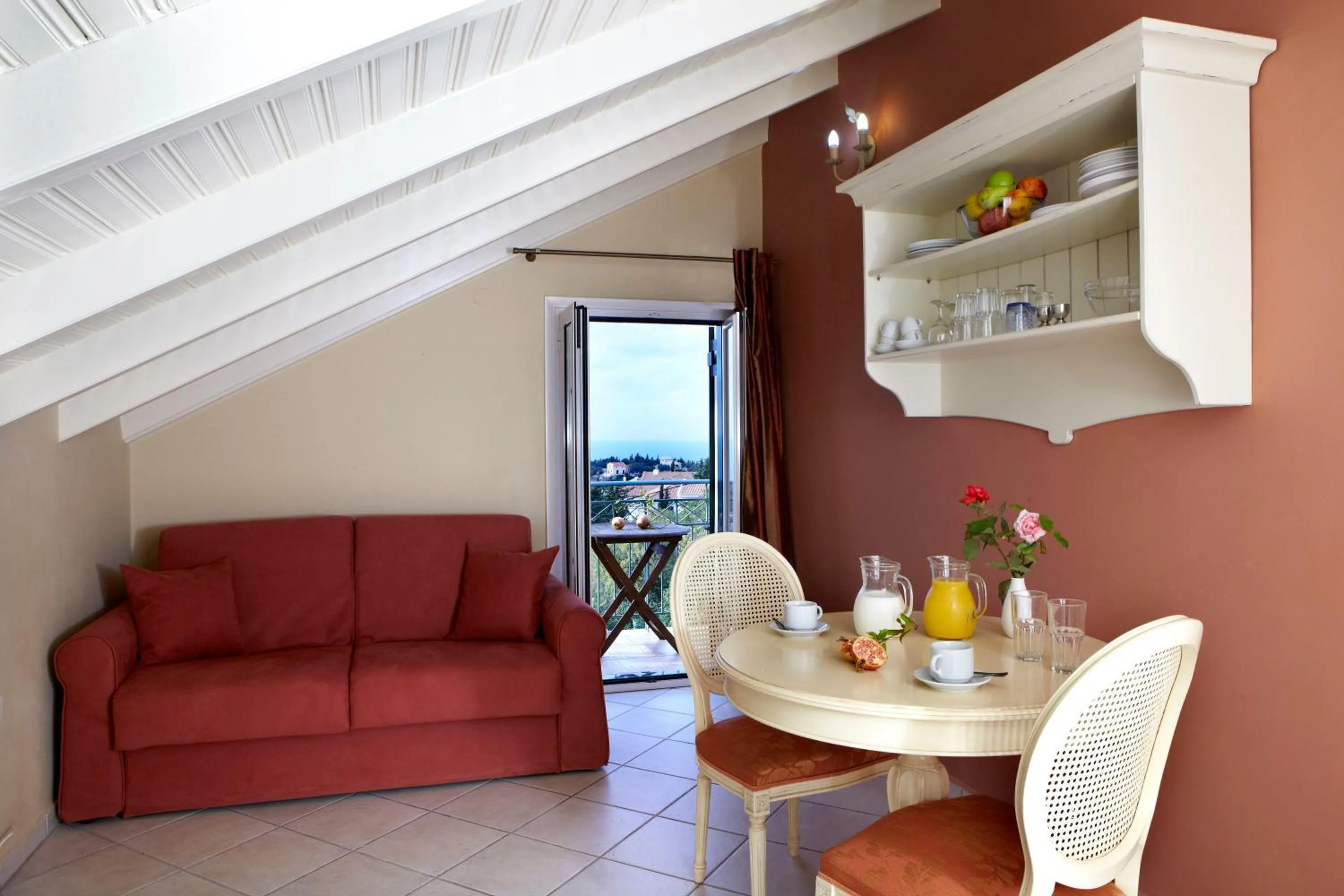 Decorative detail in Dafnoudi Hotel Apartments